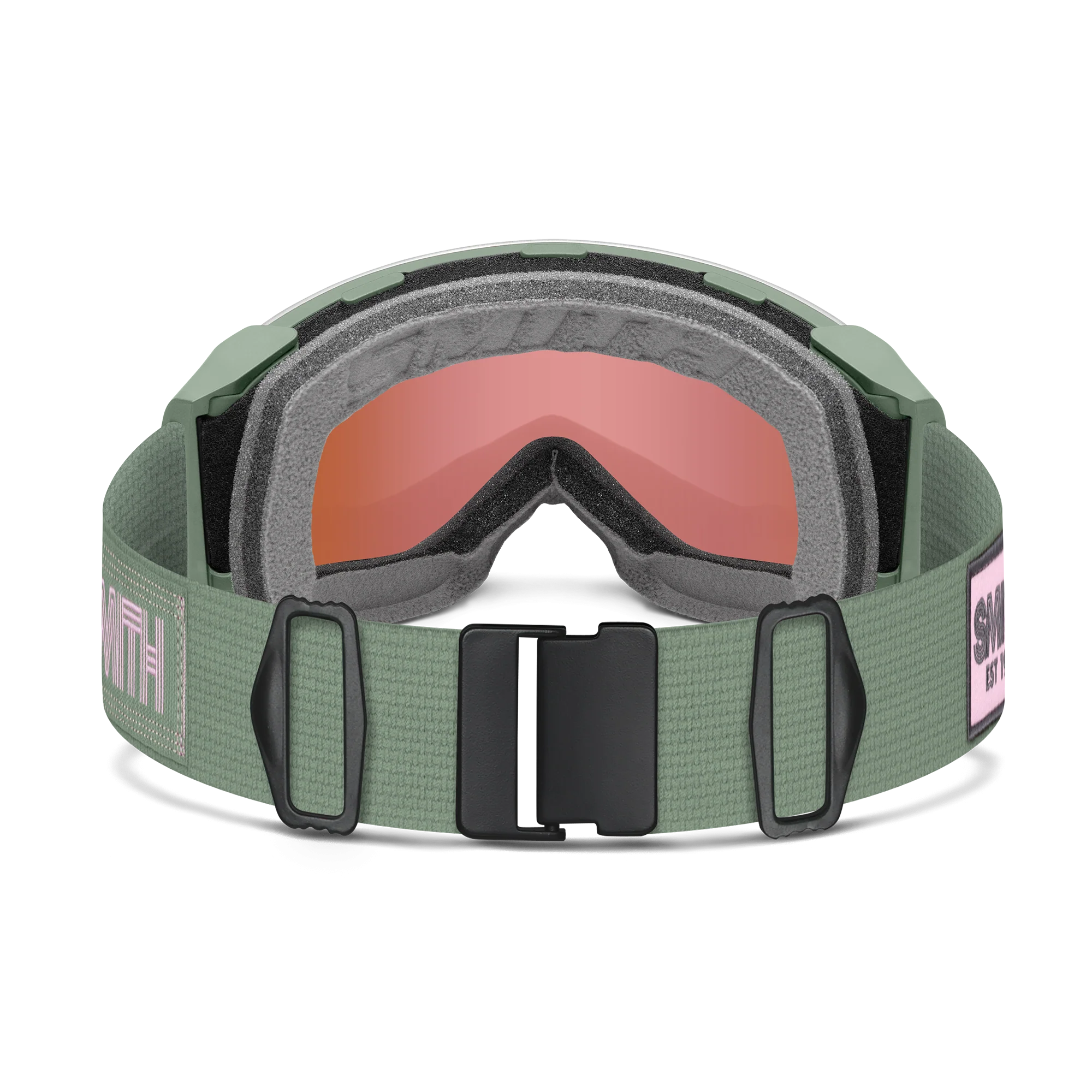Masque de ski Smith - 4D MAG - Olive Warm Steel - ChromaPop Everyday Rose Gold Mirror 4