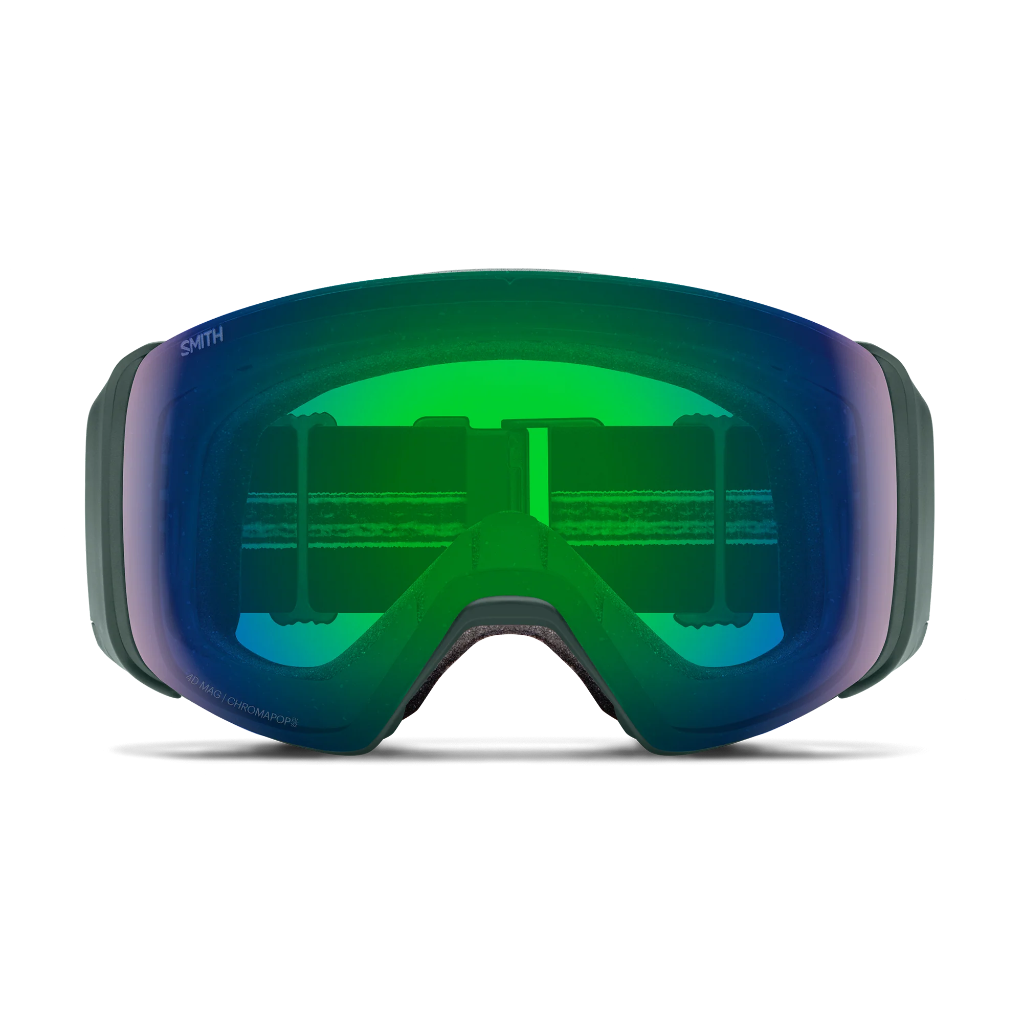 Masque de ski Smith - 4D MAG - Émeraude ReNU recyclé - ChromaPop Everyday Green Mirror 2