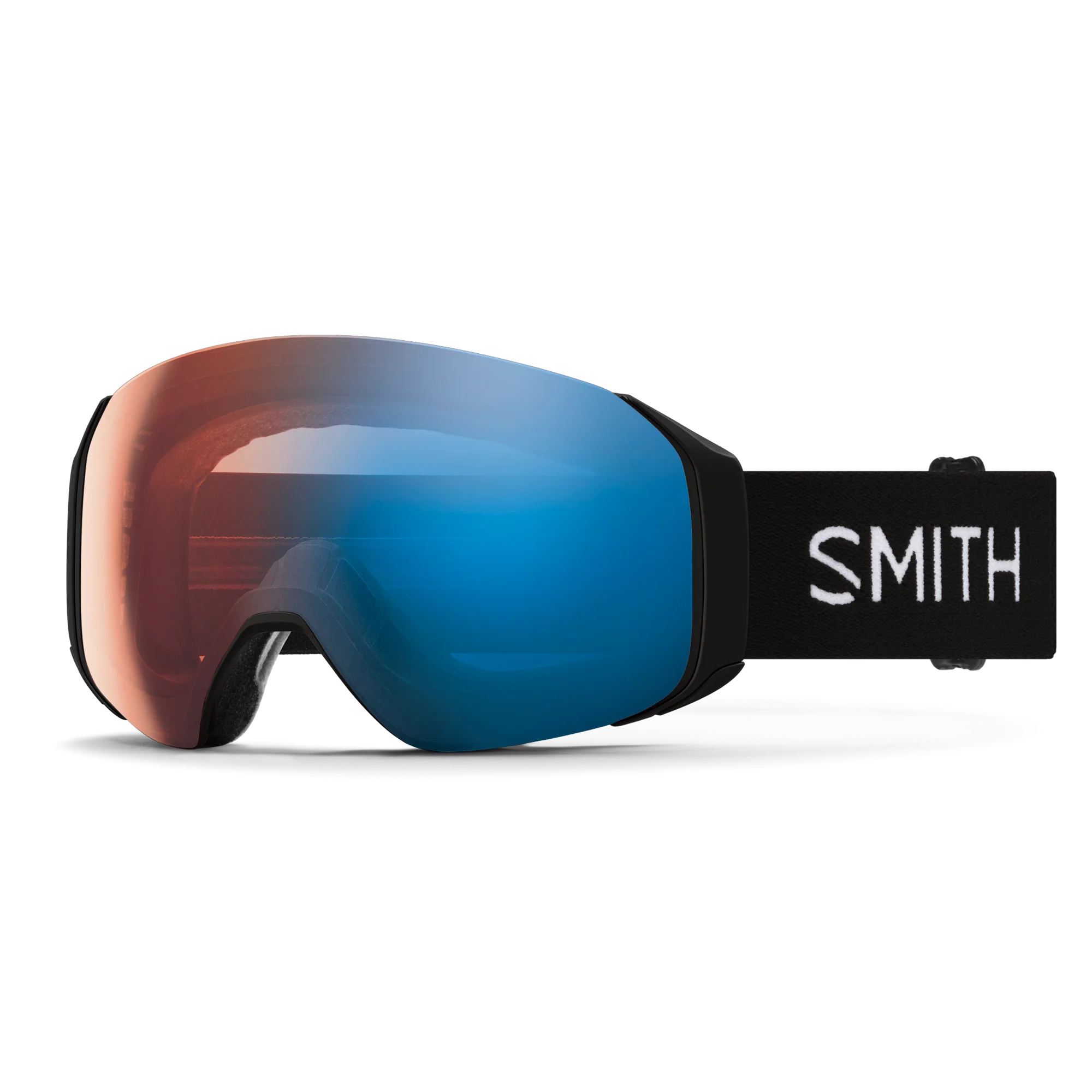 Masque de ski Smith - 4D MAG S - Noir - ChromaPop Pro Photochromic Blue Mirror