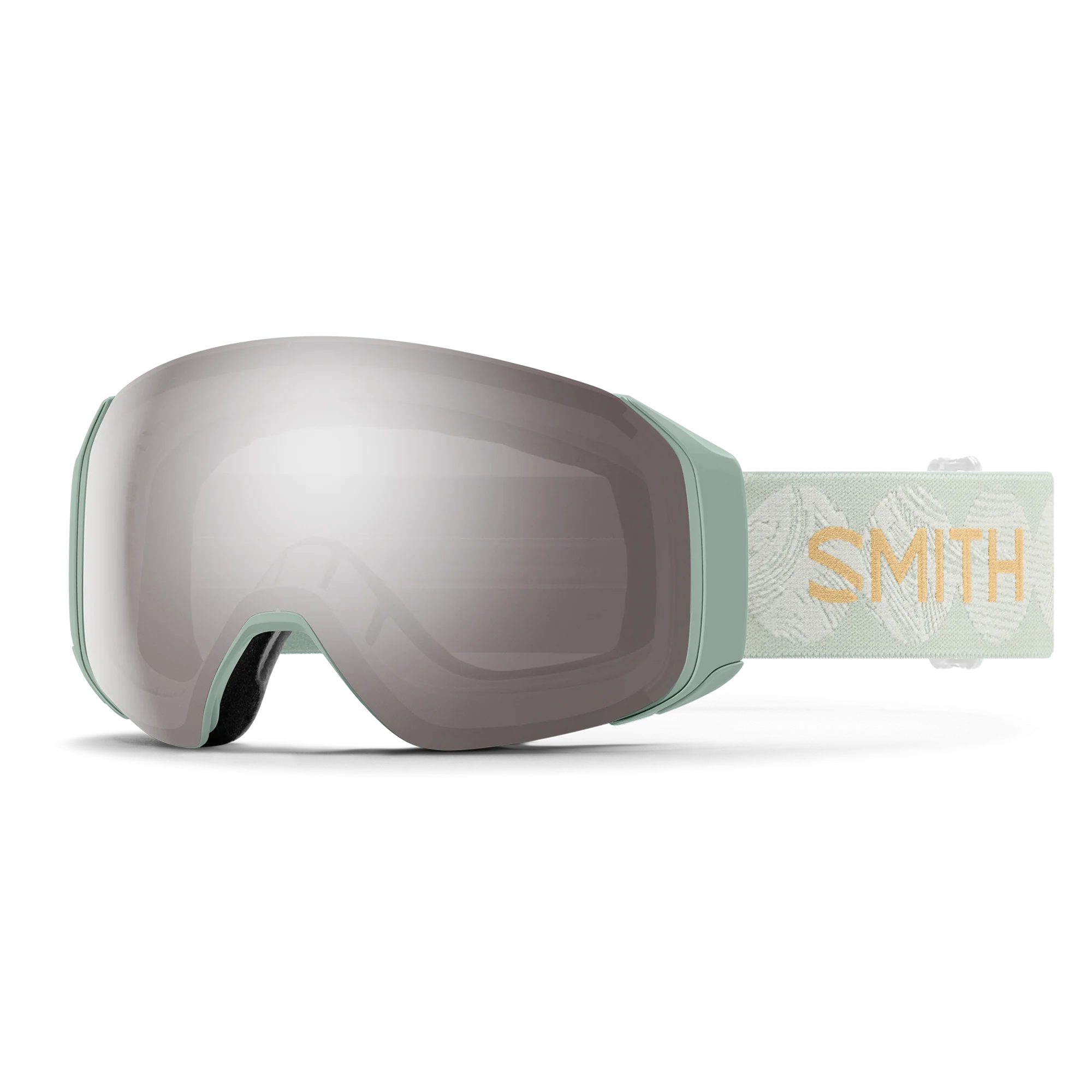 Masque de ski Smith - 4D MAG S - Vert Soft Grass Waves - ChromaPop Sun Platinum Mirror