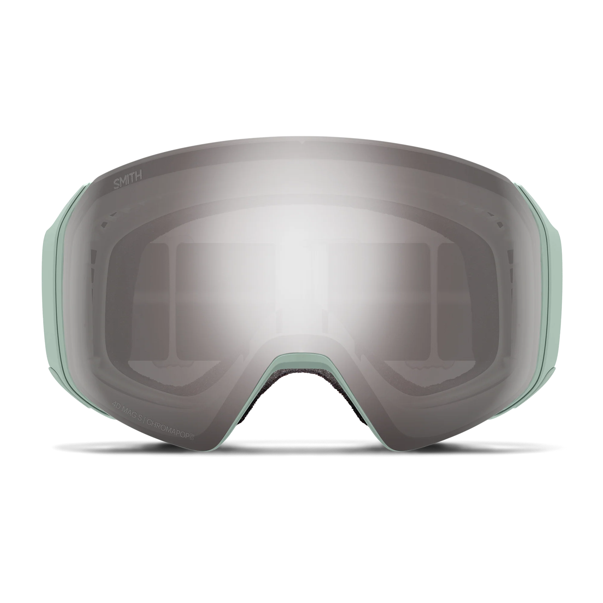 Masque de ski Smith - 4D MAG S - Vert Soft Grass Waves - ChromaPop Sun Platinum Mirror 2