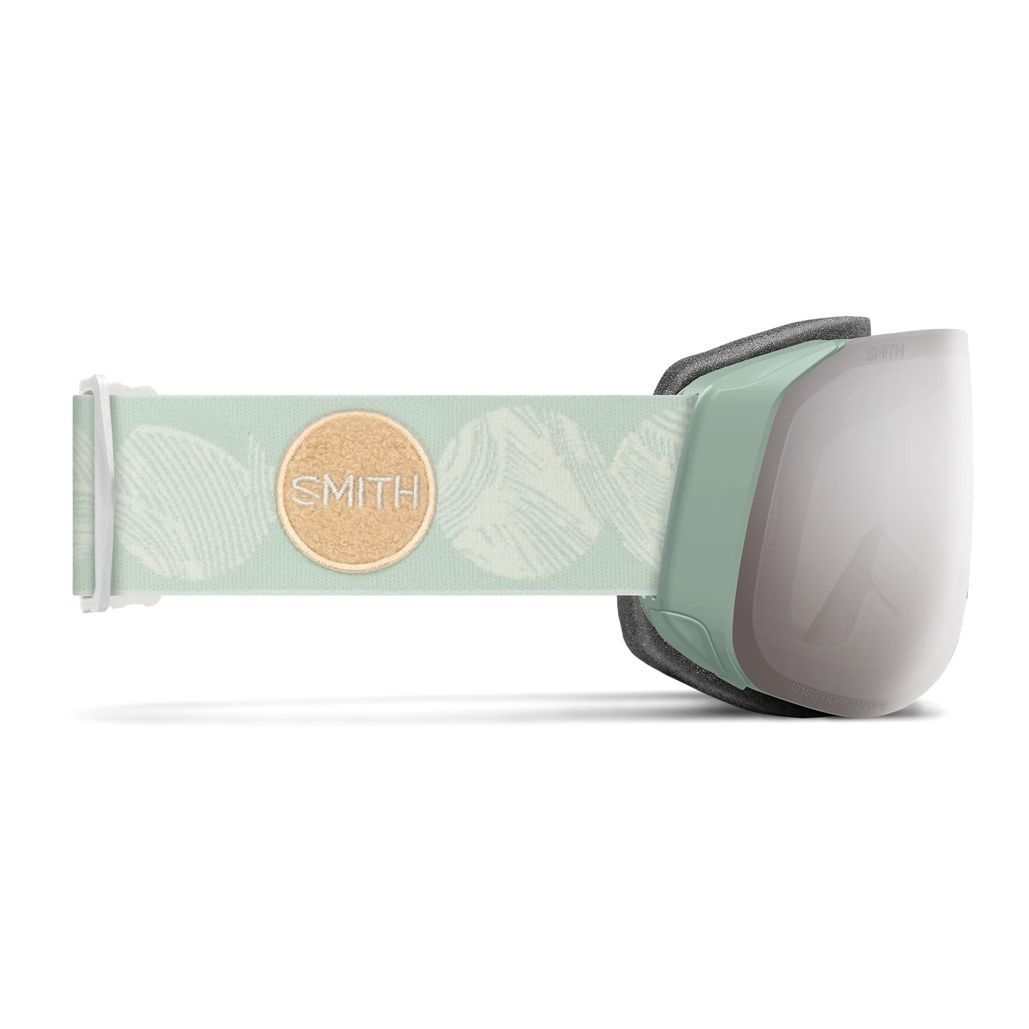 Masque de ski Smith - 4D MAG S - Vert Soft Grass Waves - ChromaPop Sun Platinum Mirror 3