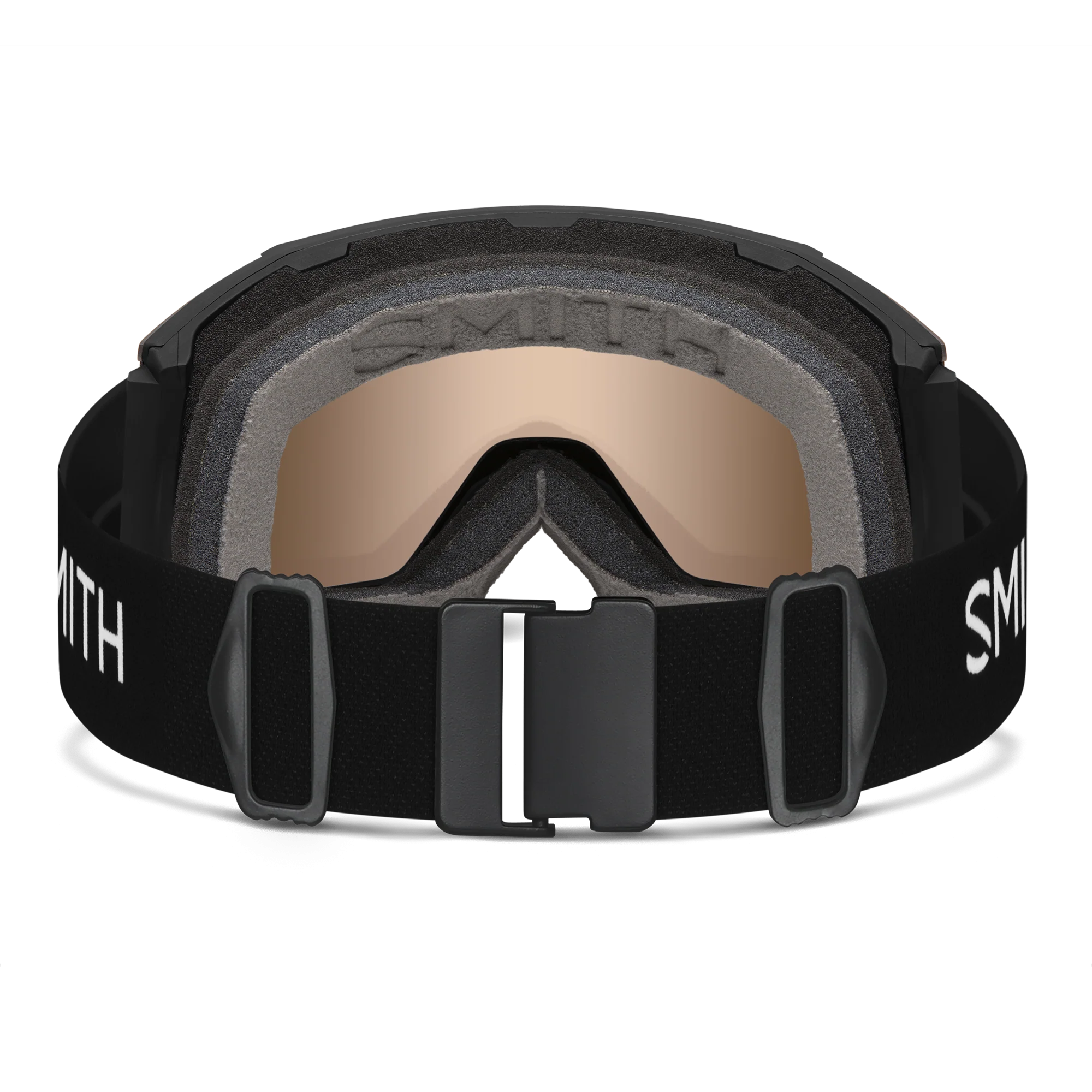 Masque de ski Smith - Squad MAG - Noir - ChromaPop Pro Photochromic Gold Mirror 3
