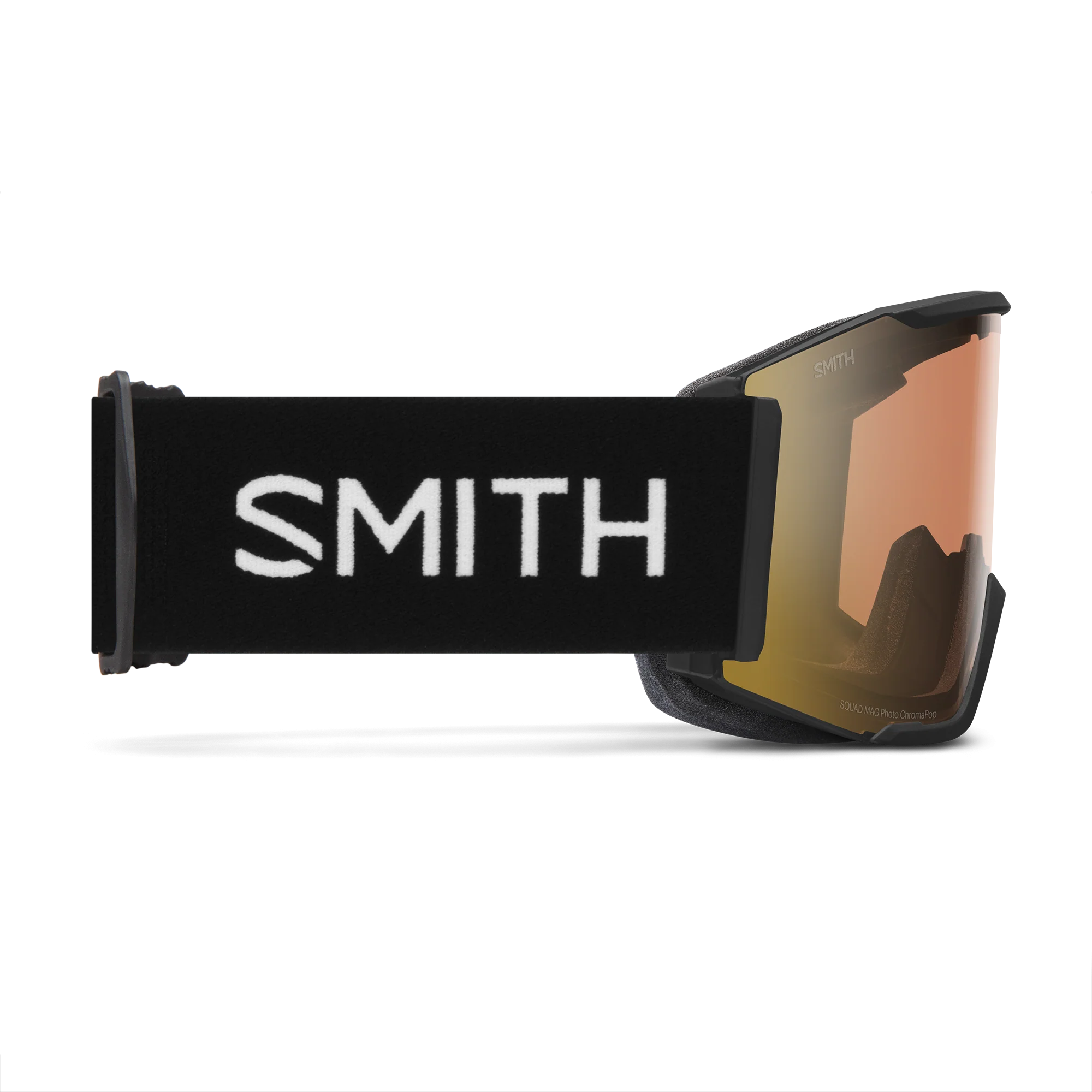 Masque de ski Smith - Squad MAG - Noir - ChromaPop Pro Photochromic Gold Mirror 4