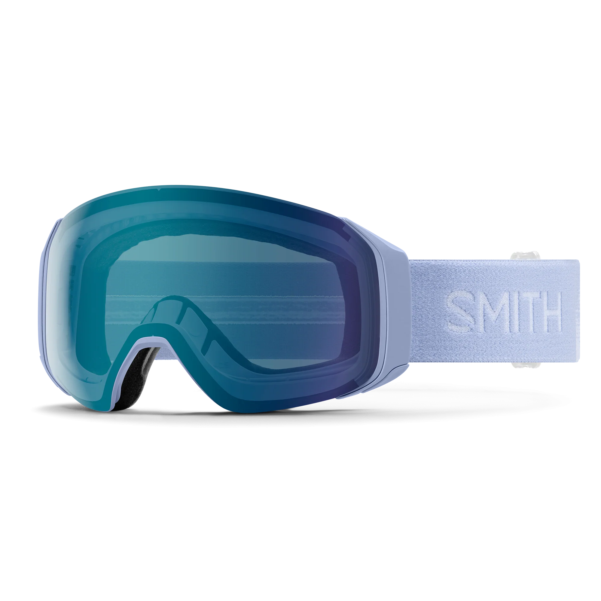 Masque de ski Smith - 4D MAG S - Bleu Aura - ChromaPop Everyday Blue Mirror