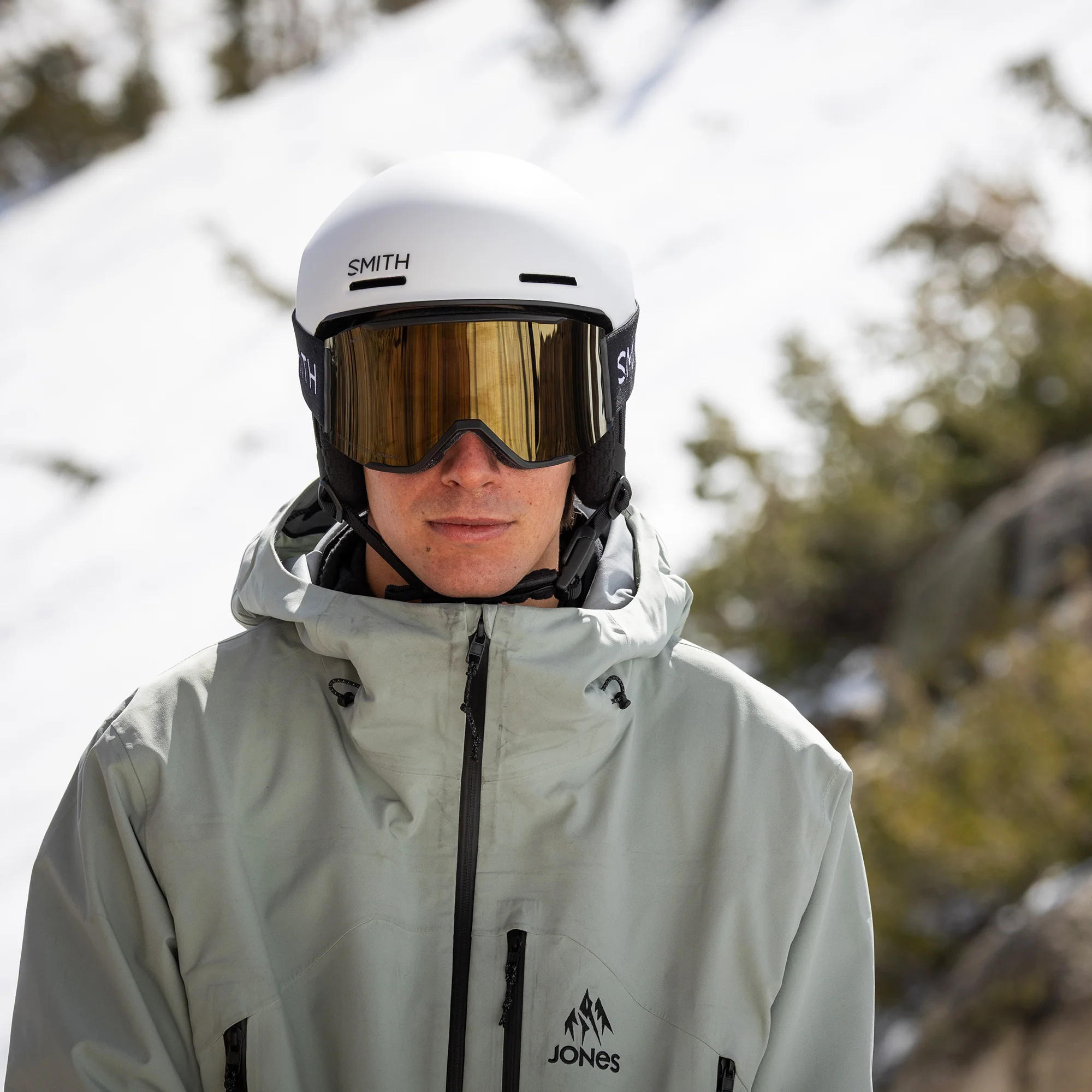 Masque de ski Smith - Squad MAG - Noir - ChromaPop Sun Black Gold Mirror 4