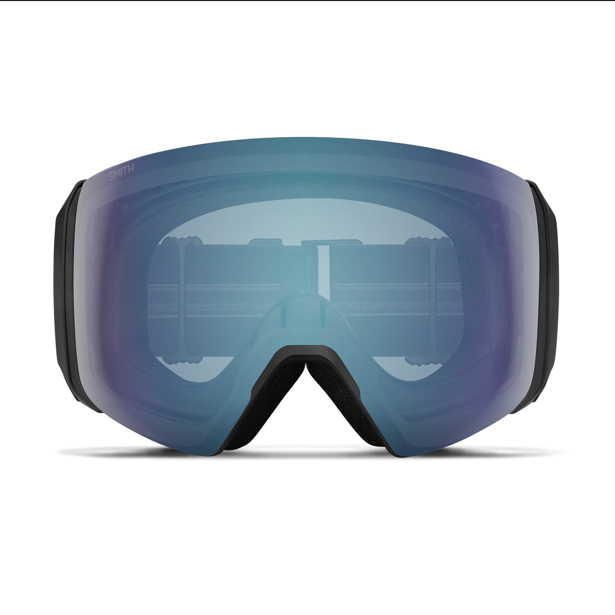 Masque de ski Smith - 4D MAG XL - Noir - ChromaPop Everyday Blue Mirror 2