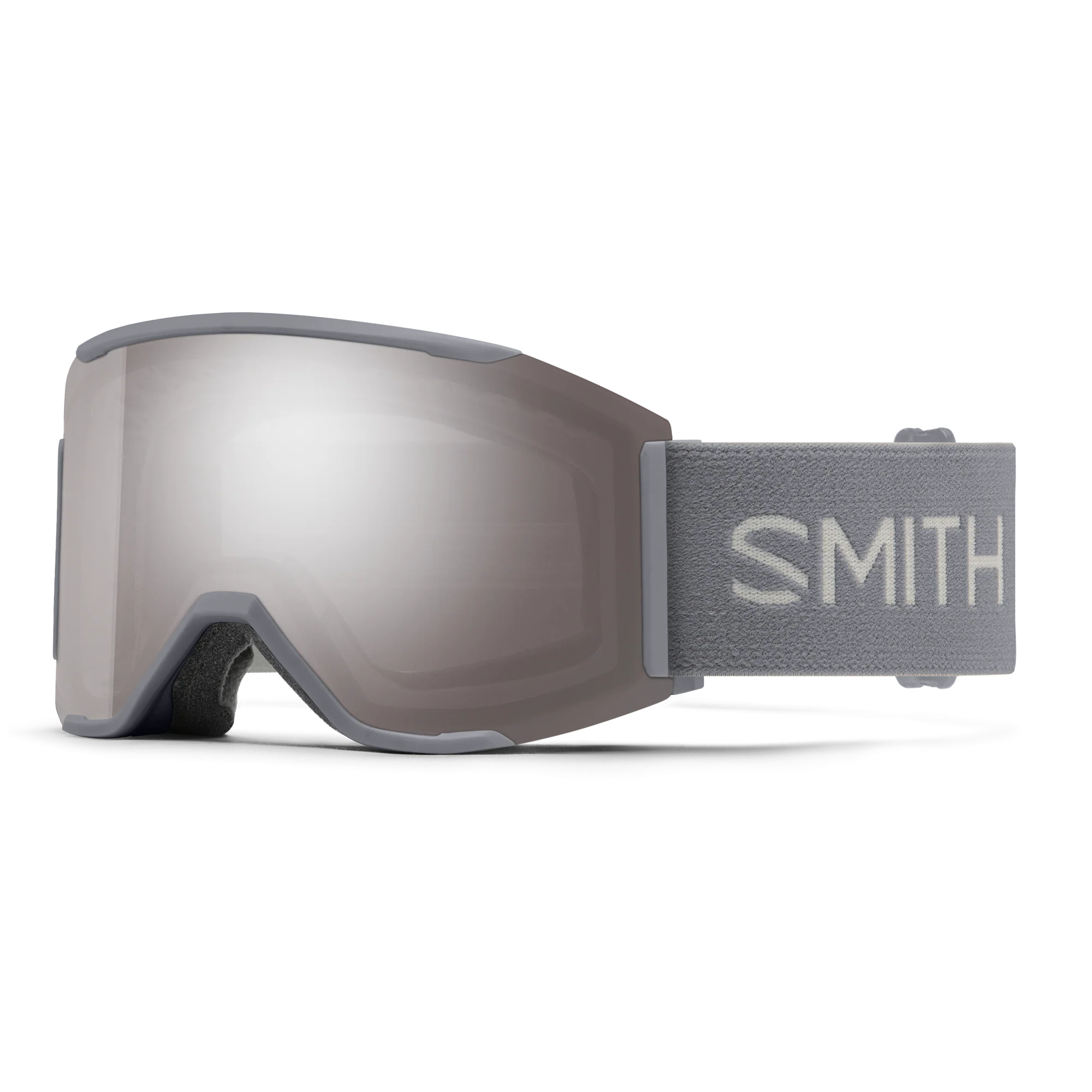 Masque de ski Smith - Squad MAG - Gris Cirrus - ChromaPop Sun Platinum Mirror