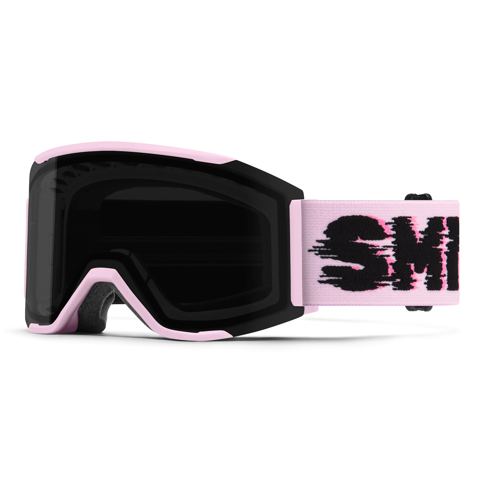 Masque de ski Smith - Squad MAG - Rose Frost Flex Glitch - ChromaPop Sun Black