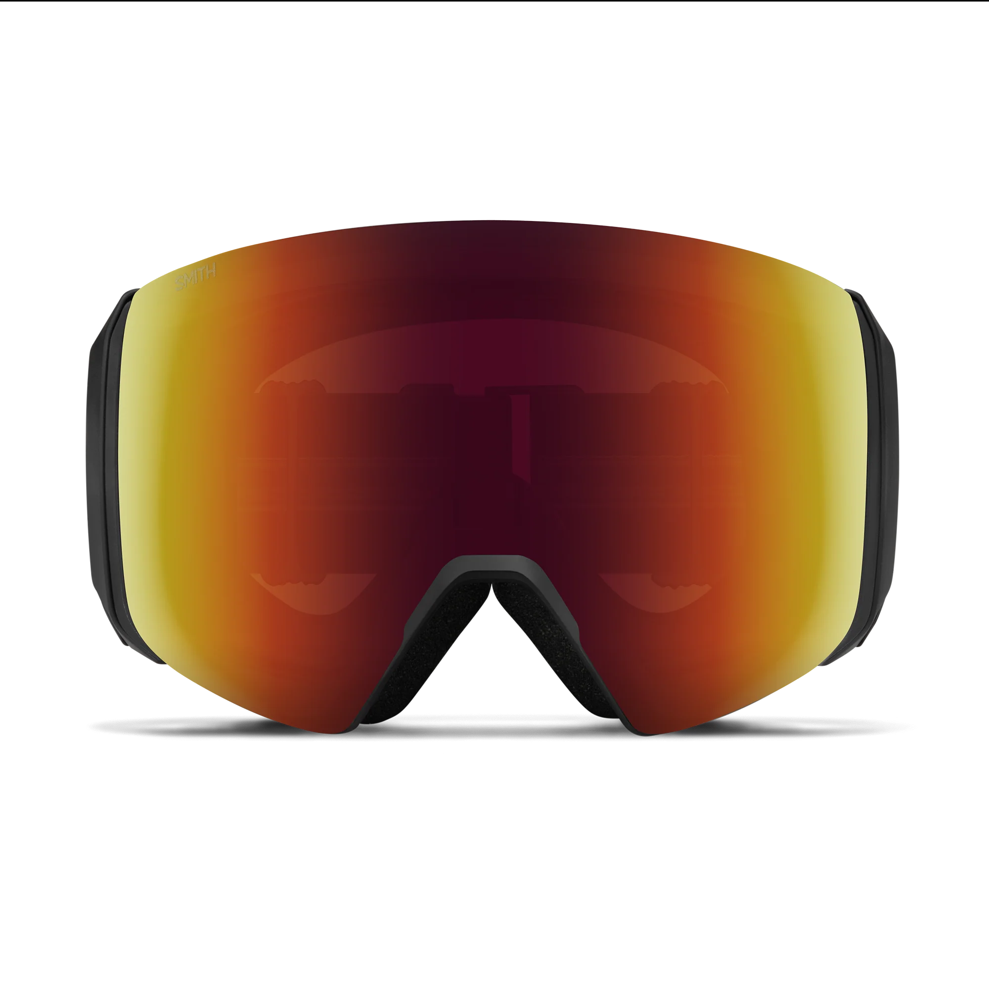 Masque de ski Smith - 4D MAG XL - Noir - ChromaPop Sun Red Mirror 2