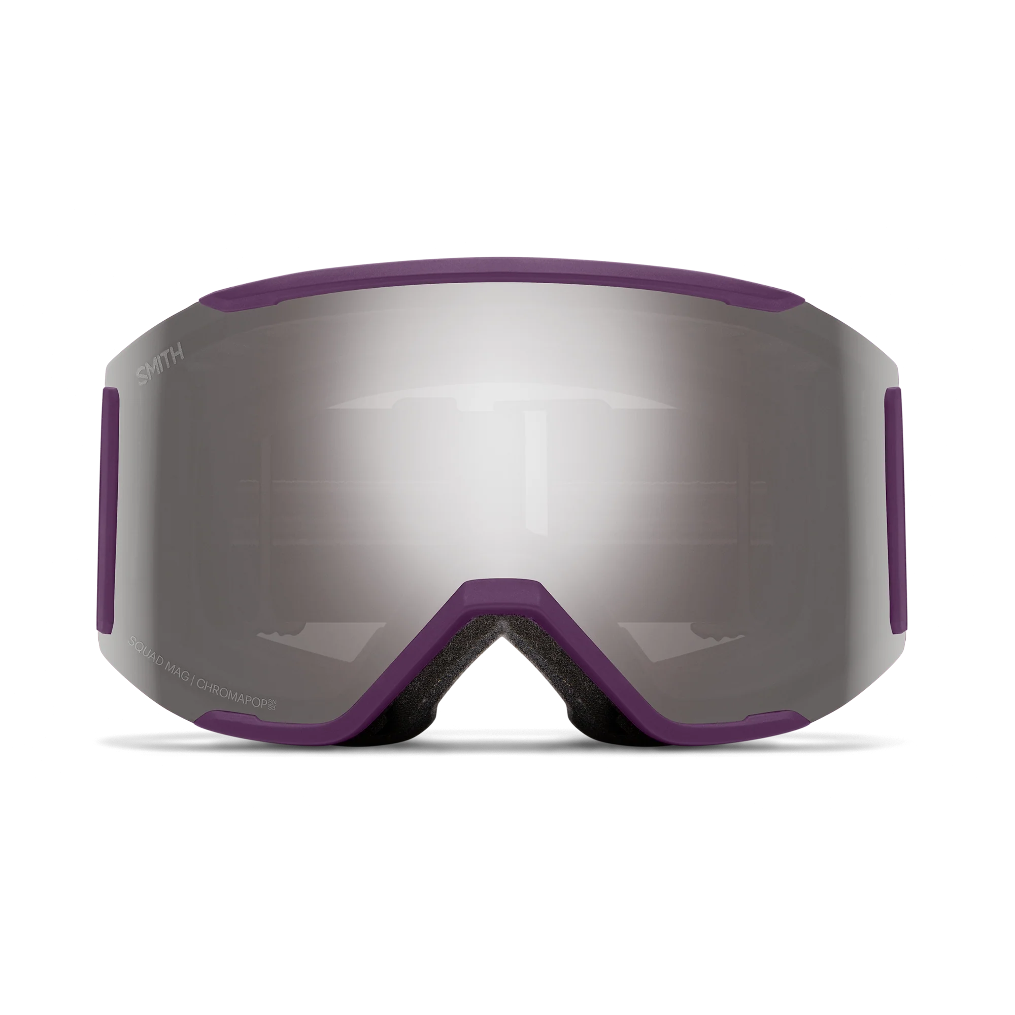 Masque de ski Smith - Squad MAG - Cerise Laquée Phases - ChromaPop Sun Platinum Mirror 2