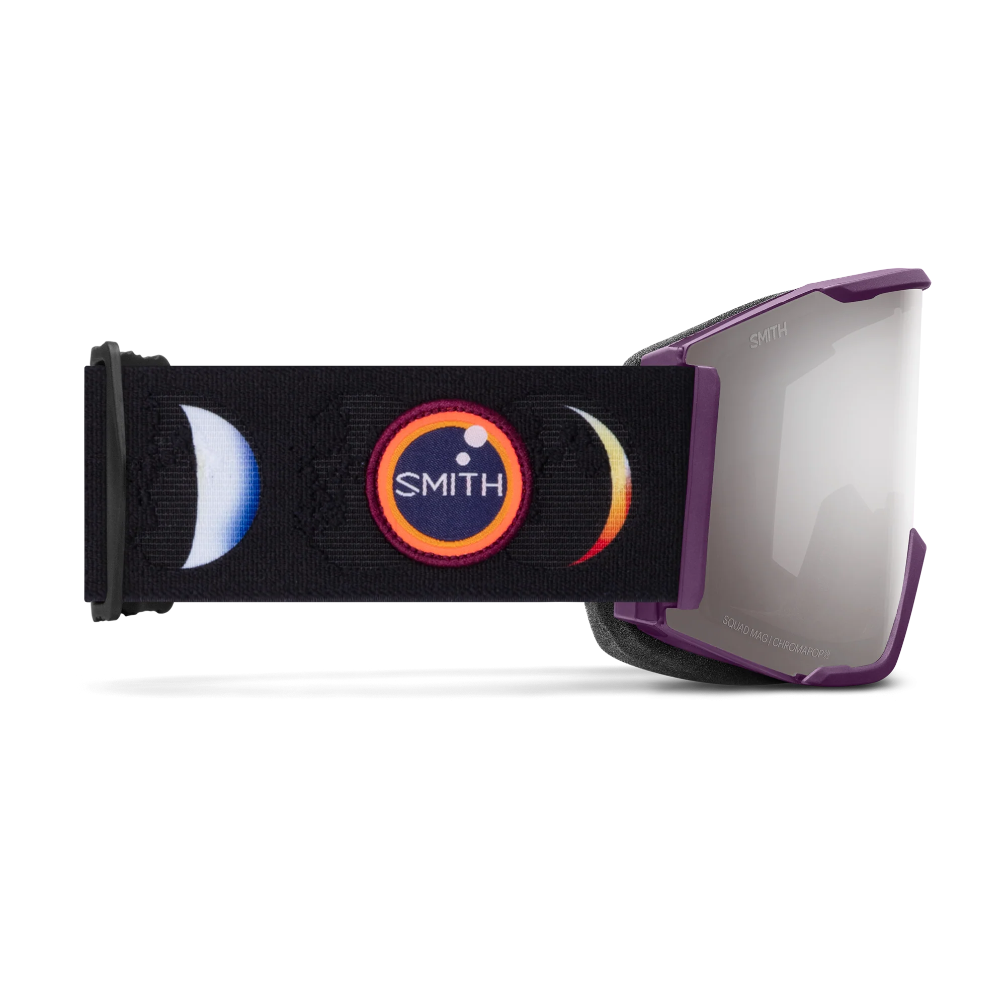 Masque de ski Smith - Squad MAG - Cerise Laquée Phases - ChromaPop Sun Platinum Mirror 4