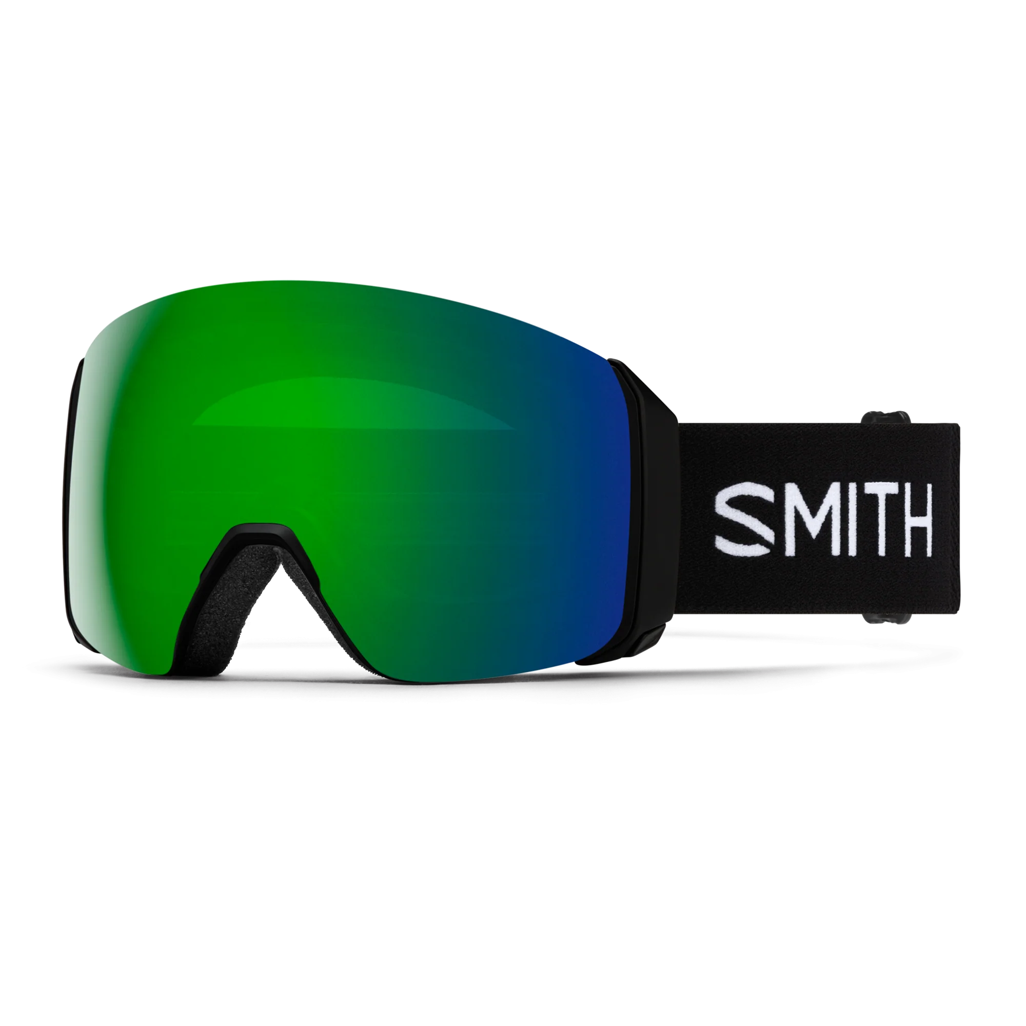 Masque de ski Smith - 4D MAG XL - Noir - ChromaPop Sun Green Mirror