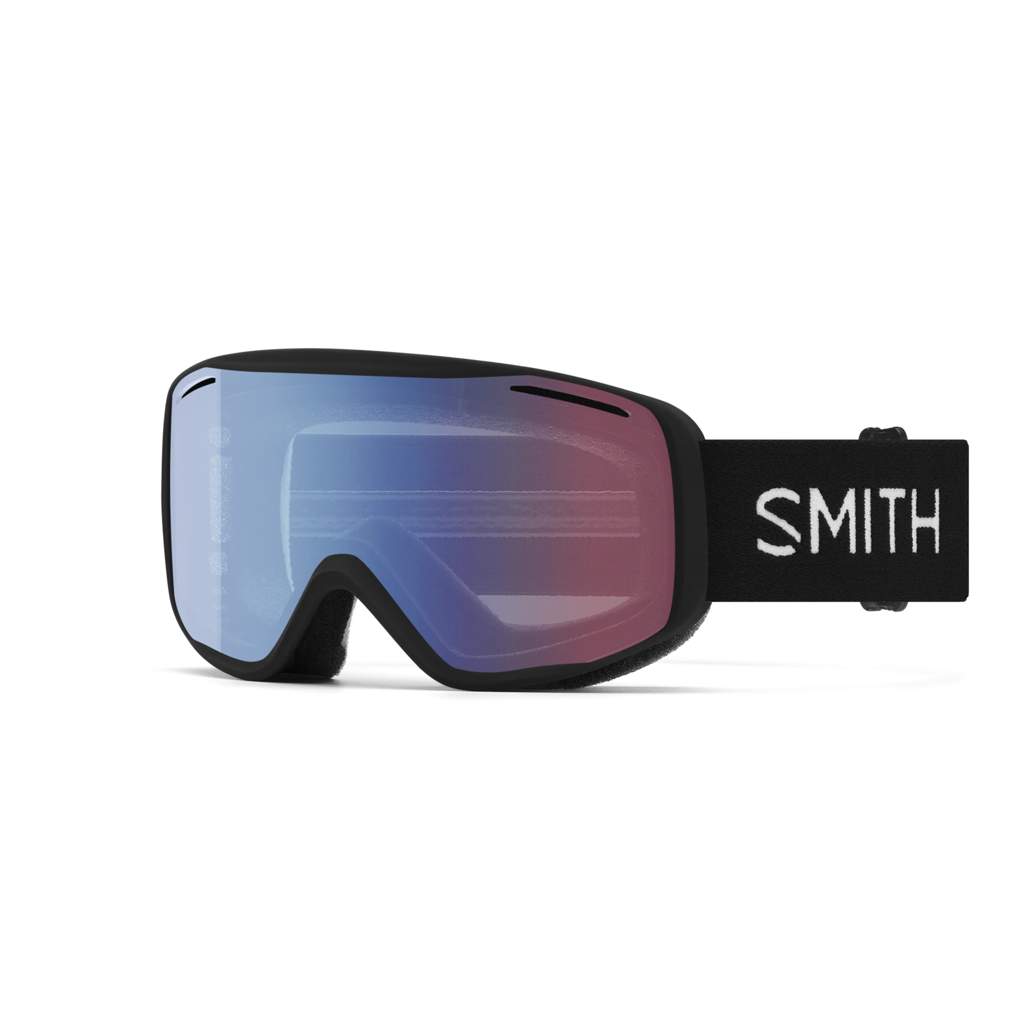 Masque de ski Smith - Rally - Noir - Blue Sensor Mirror