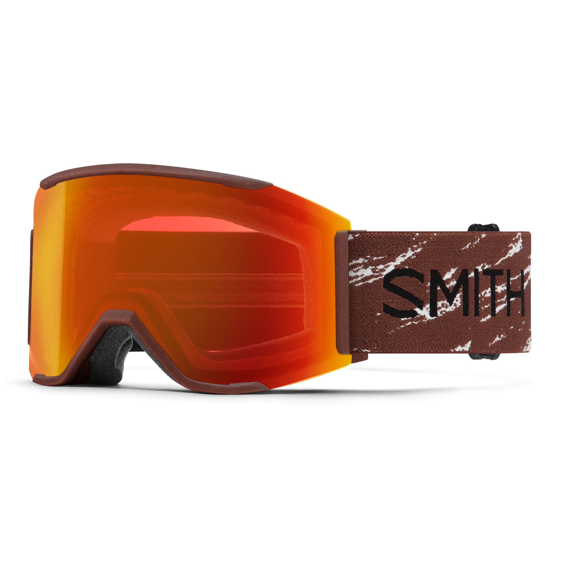 Masque de ski Smith - Squad MAG - Rouille ReNU Natural - ChromaPop Everyday Red Mirror