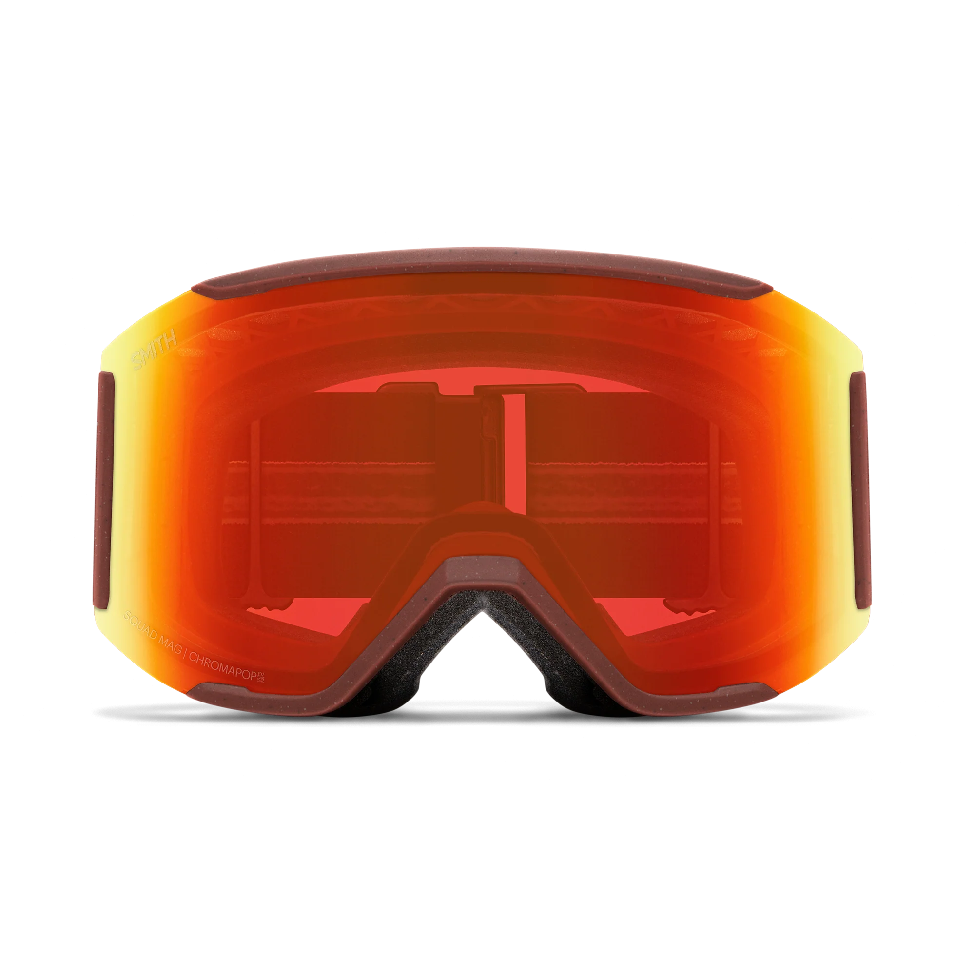 Masque de ski Smith - Squad MAG - Rouille ReNU Natural - ChromaPop Everyday Red Mirror 2