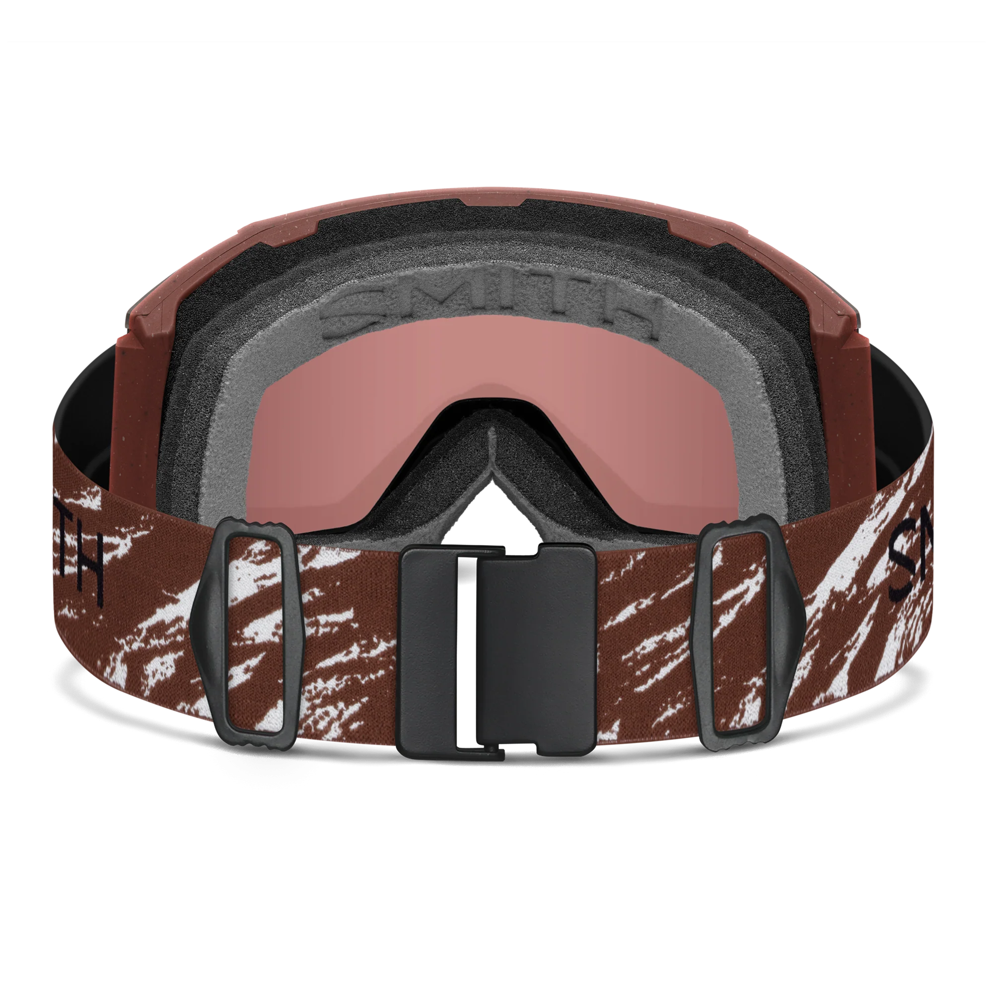 Masque de ski Smith - Squad MAG - Rouille ReNU Natural - ChromaPop Everyday Red Mirror 3