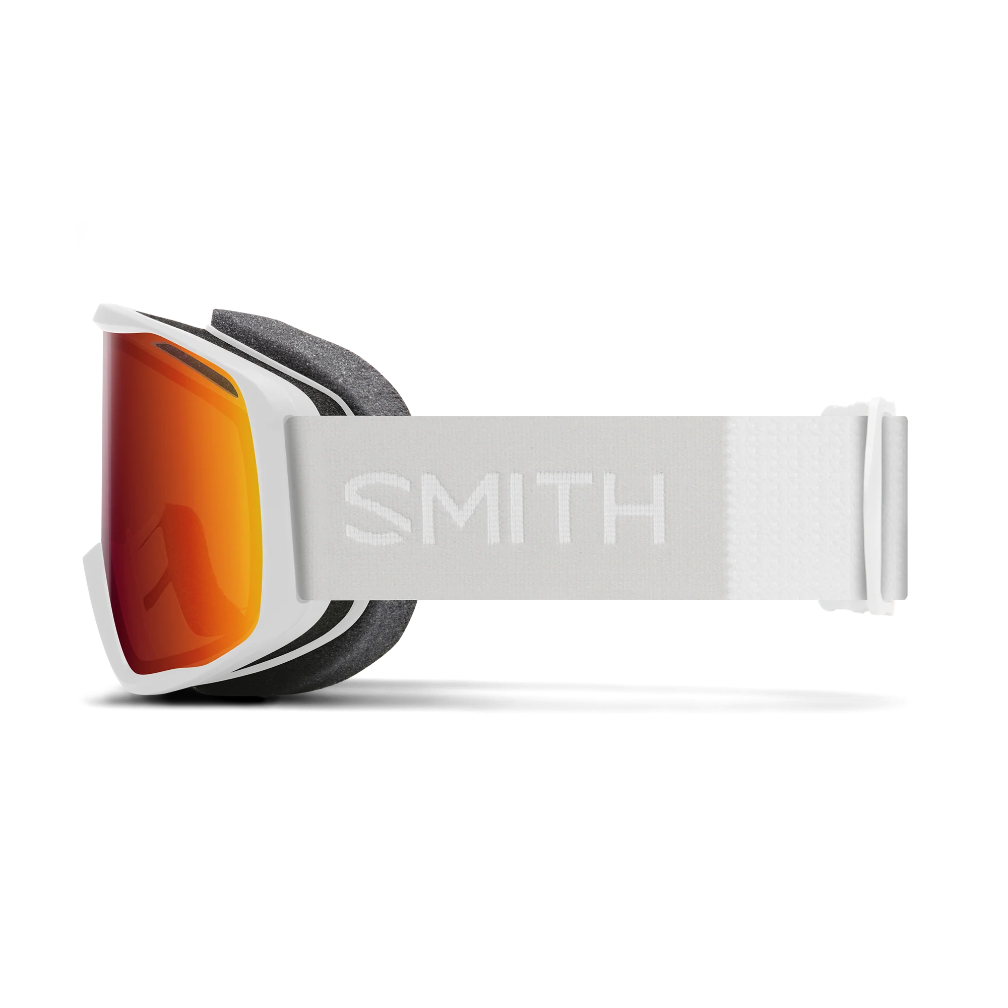 Masque de ski Smith - Rally - Blanc - Red Sol-X Mirror