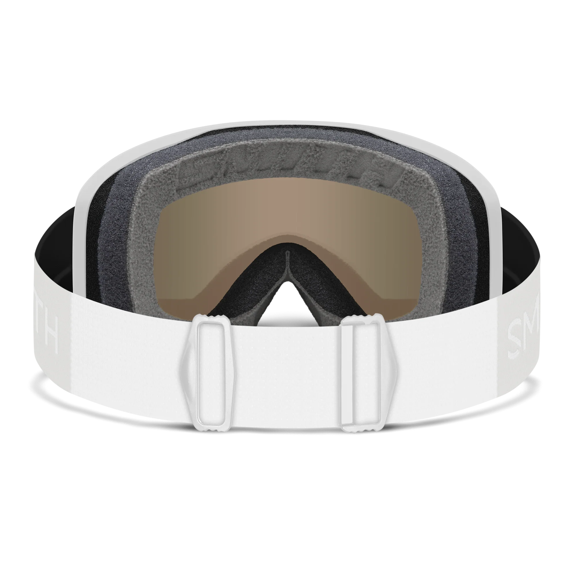 Masque de ski Smith - Rally - Blanc - Red Sol-X Mirror