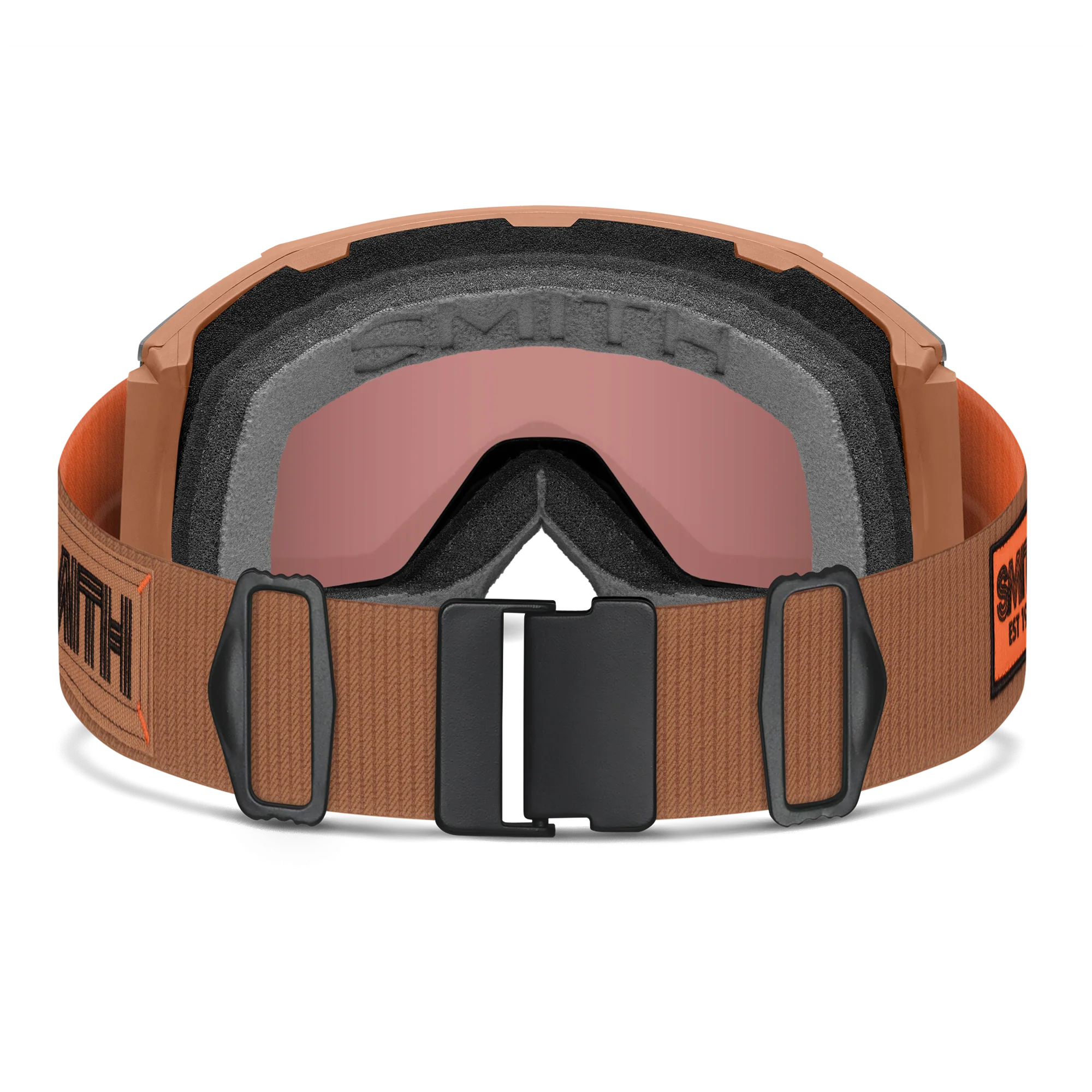 Masque de ski Smith - Squad MAG - Camel Warm Steel - ChromaPop Everyday Red Mirror 3