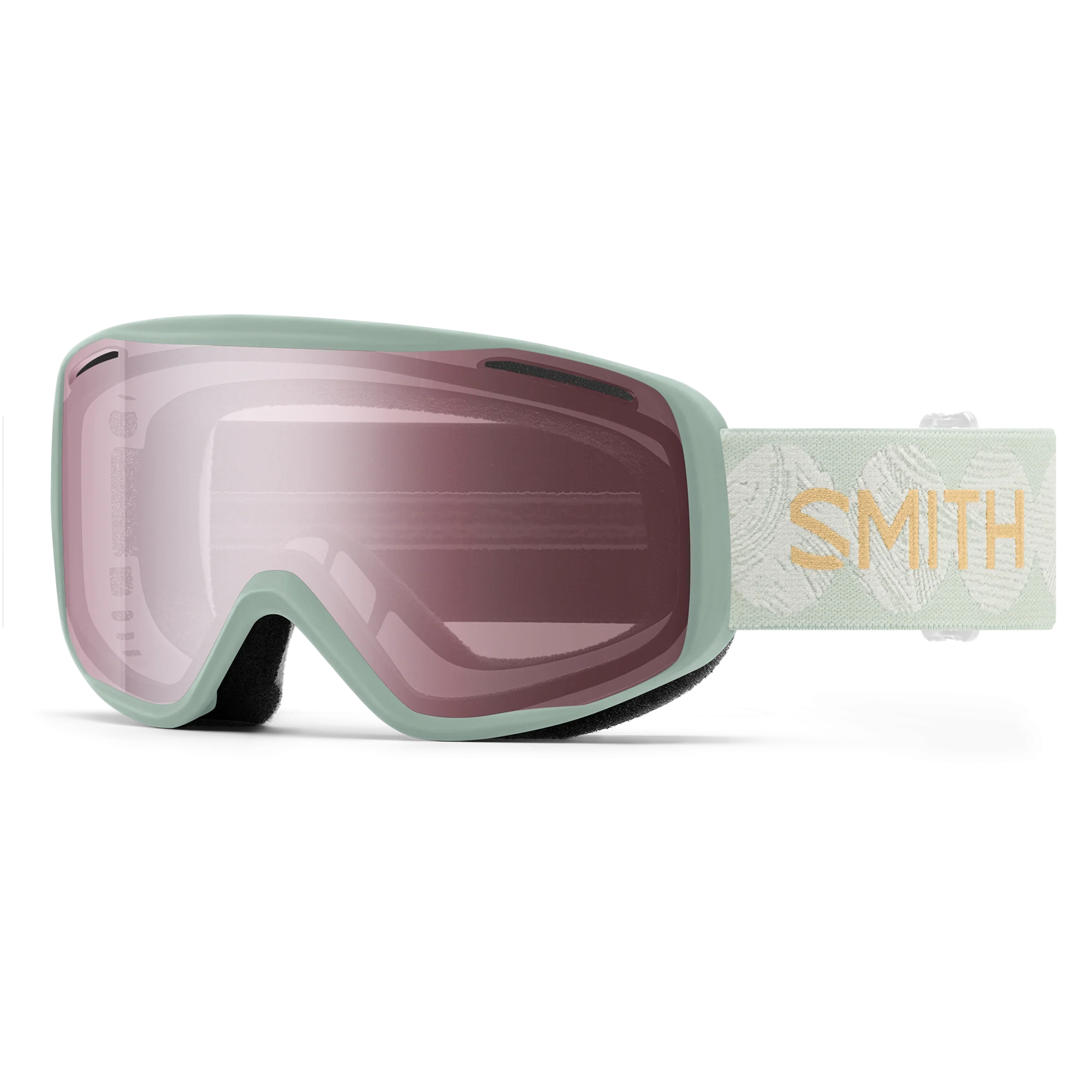 Masque de ski Smith - Rally - Soft Grass Waves - Ignitor Mirror