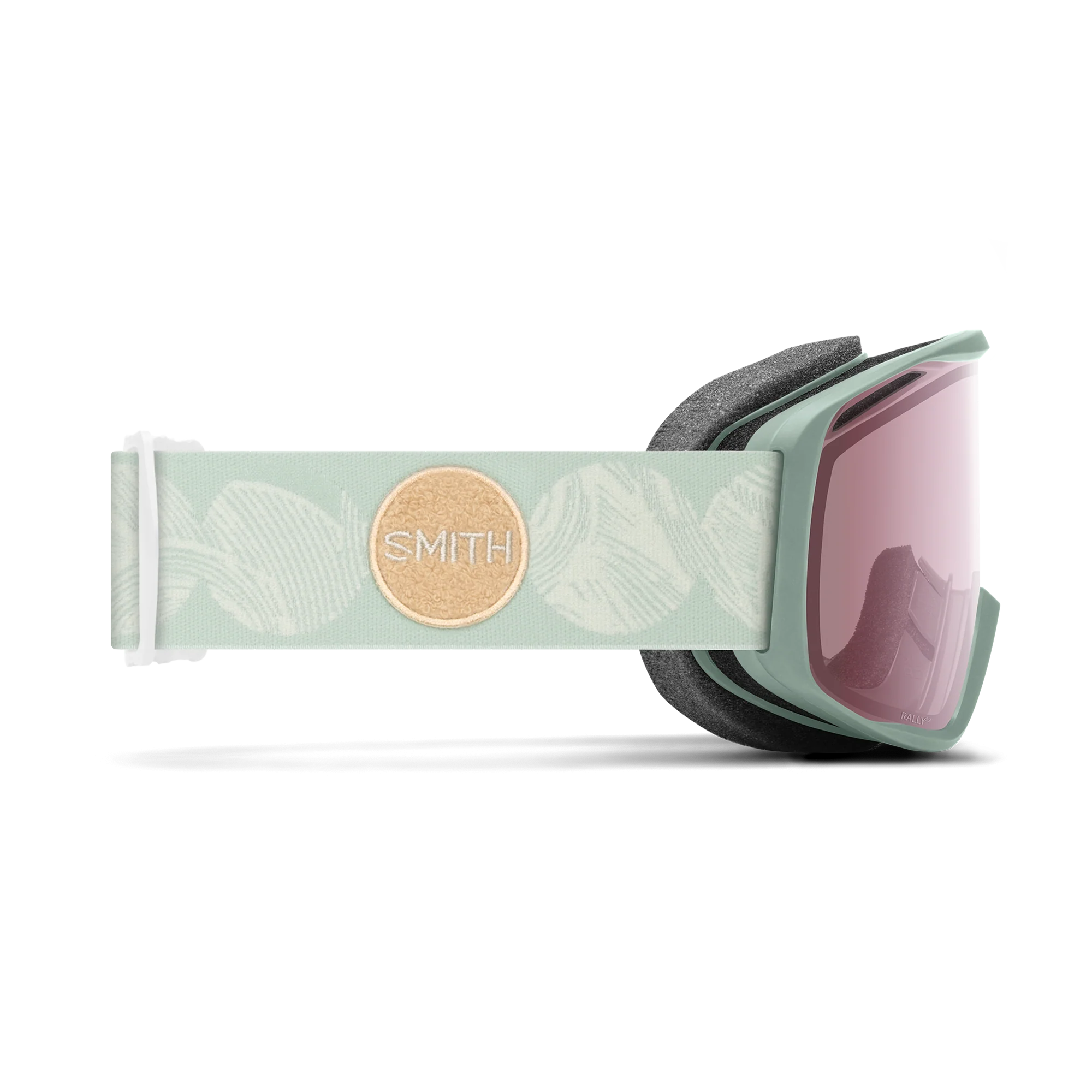 Masque de ski Smith - Rally - Soft Grass Waves - Ignitor Mirror