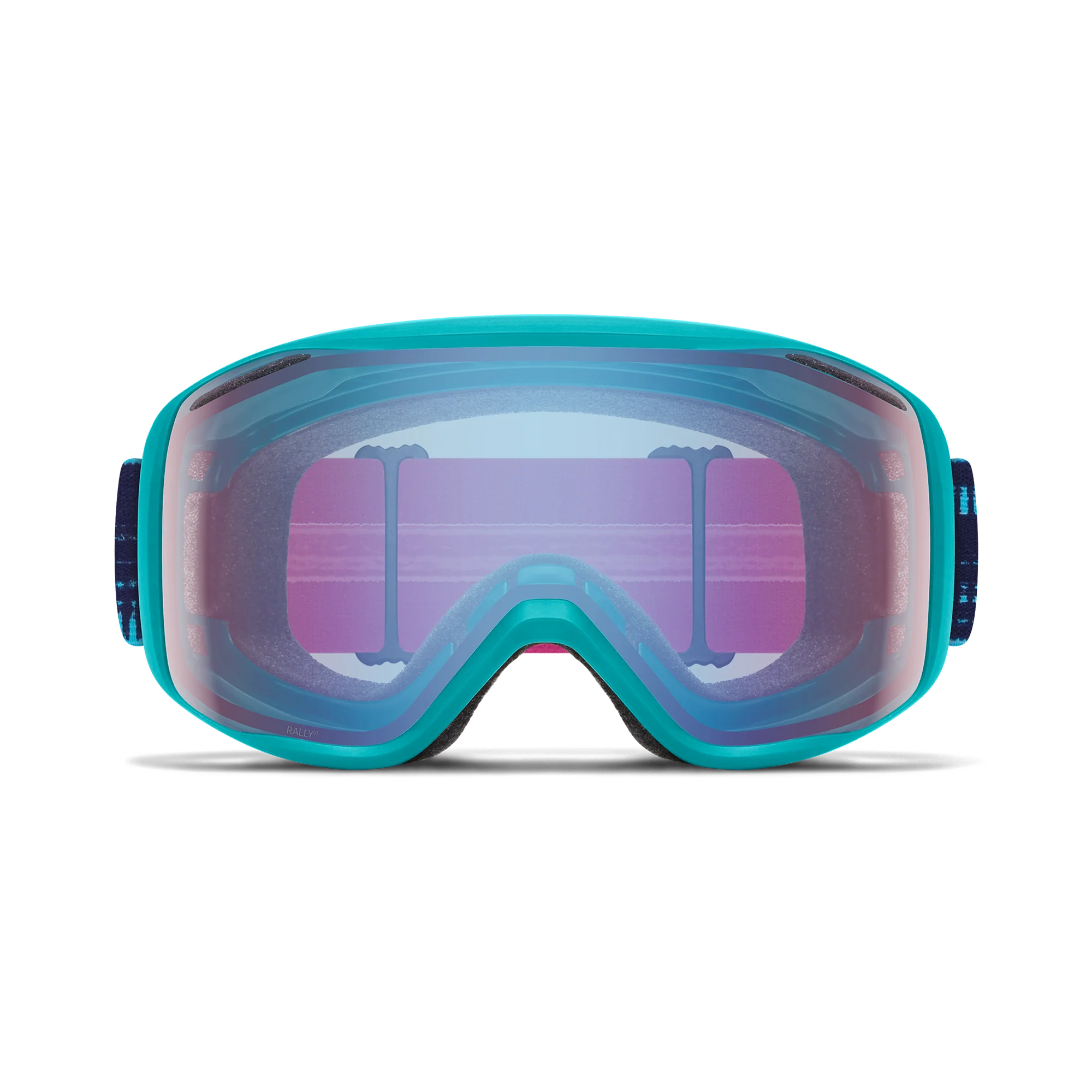 Masque de ski Smith - Rally - Tropic - Blue Sensor Mirror