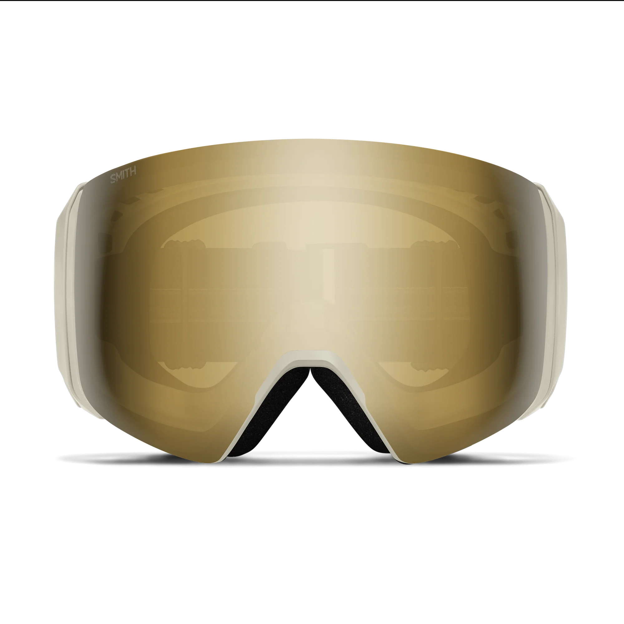 Masque de ski Smith - 4D MAG XL - Craie - ChromaPop Sun Black Gold Mirror 2