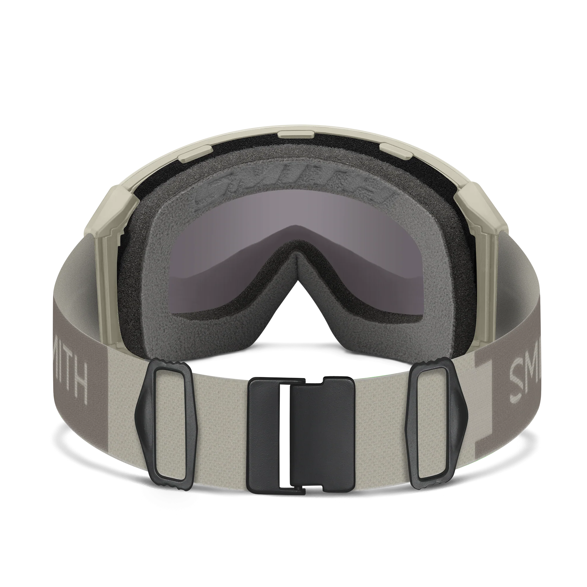 Masque de ski Smith - 4D MAG XL - Craie - ChromaPop Sun Black Gold Mirror 5