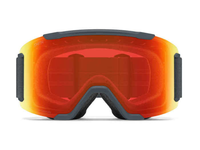 Masque de ski Smith - Squad - Ardoise - ChromaPop Everyday Red Mirror 2