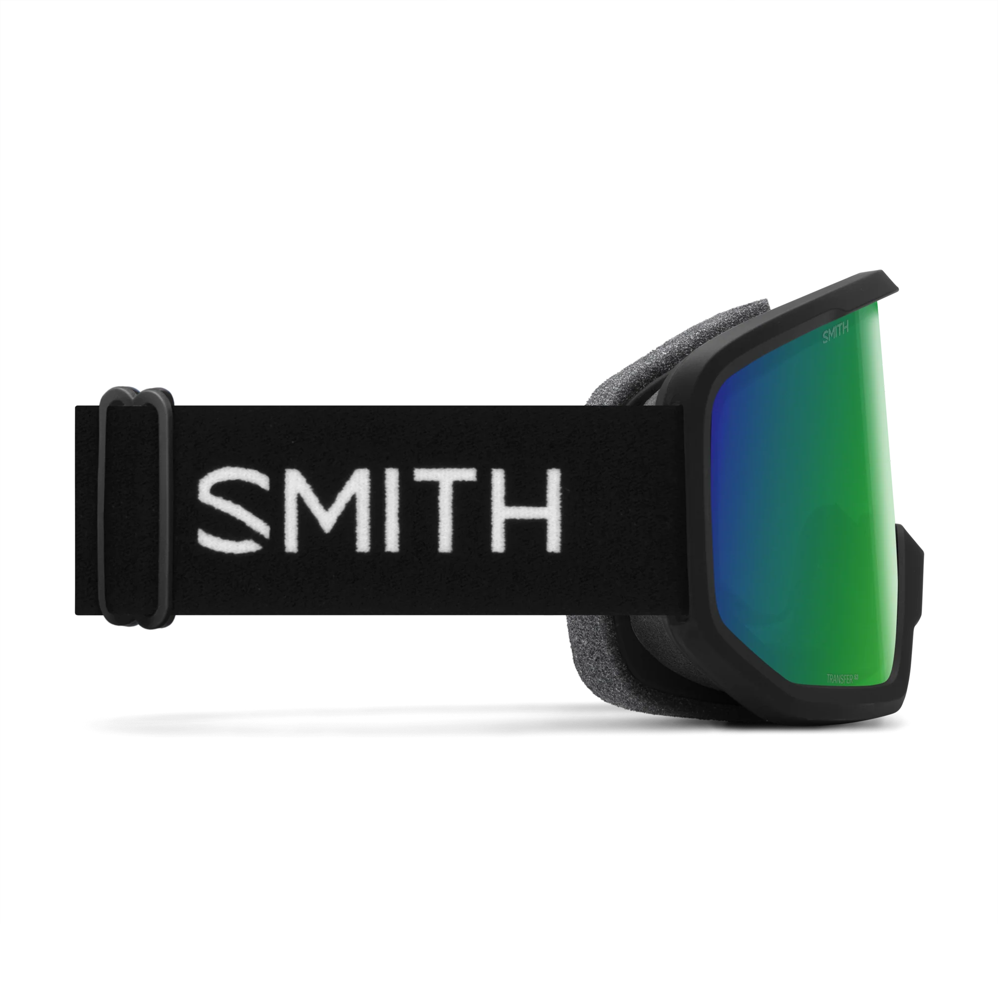 Masque de ski Smith - Transfer - Noir - Green Sol-X Mirror