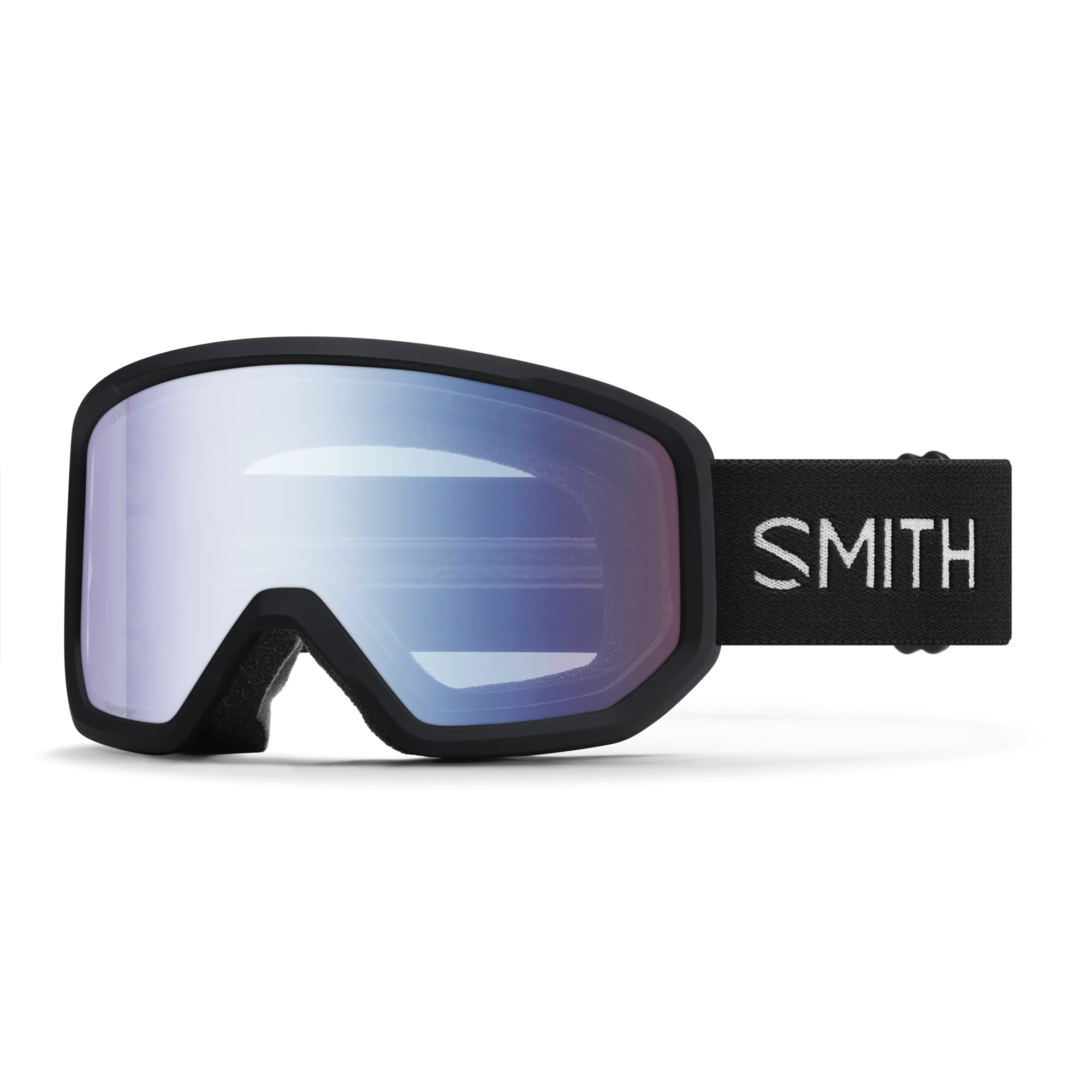 Masque de ski Smith - Transfer - Noir - Blue Sensor Mirror