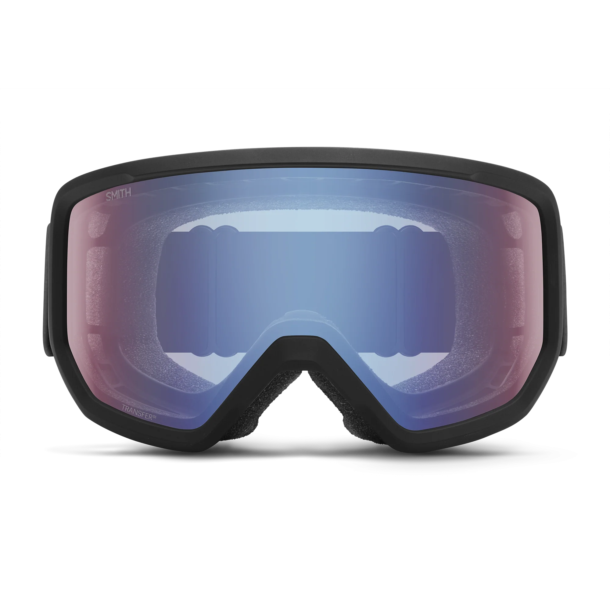Masque de ski Smith - Transfer - Noir - Blue Sensor Mirror