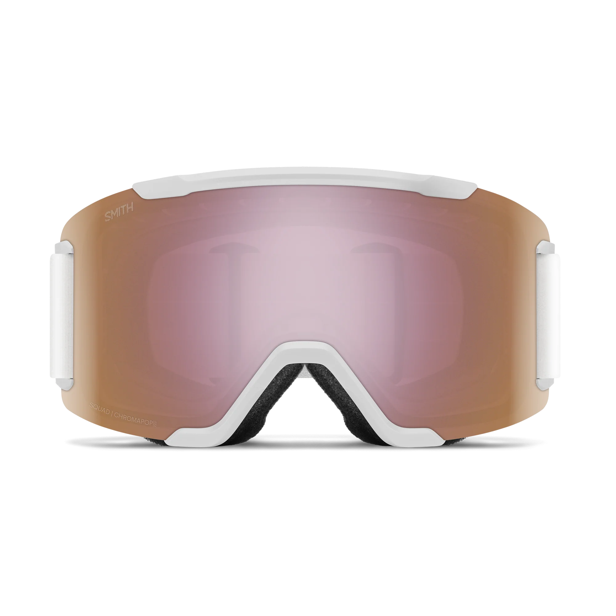 Masque de ski Smith - Squad - Blanc Vapor - ChromaPop Everyday Rose Gold Mirror 2