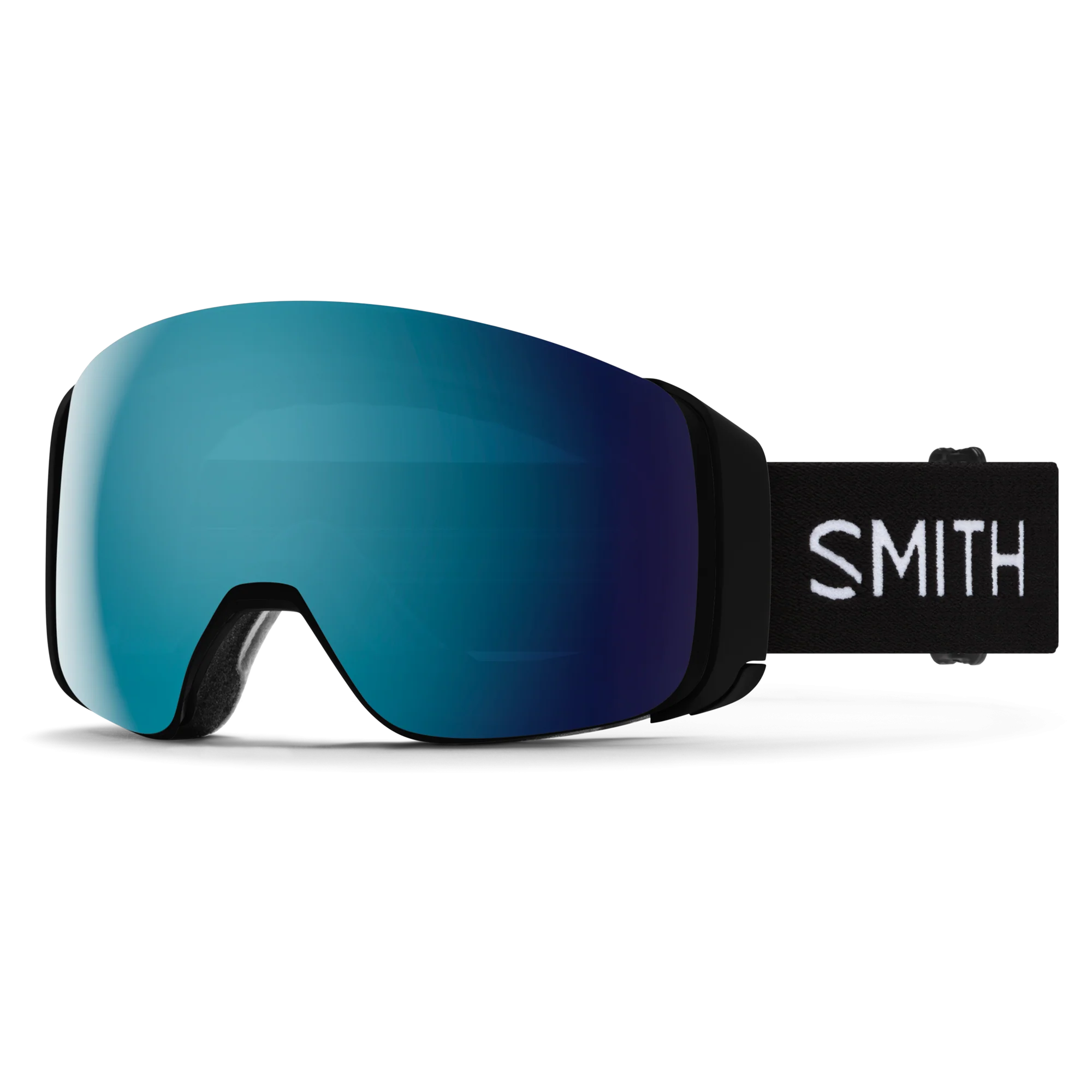 Masque de ski Smith - 4D MAG - Noir - ChromaPop Sun Blue Mirror