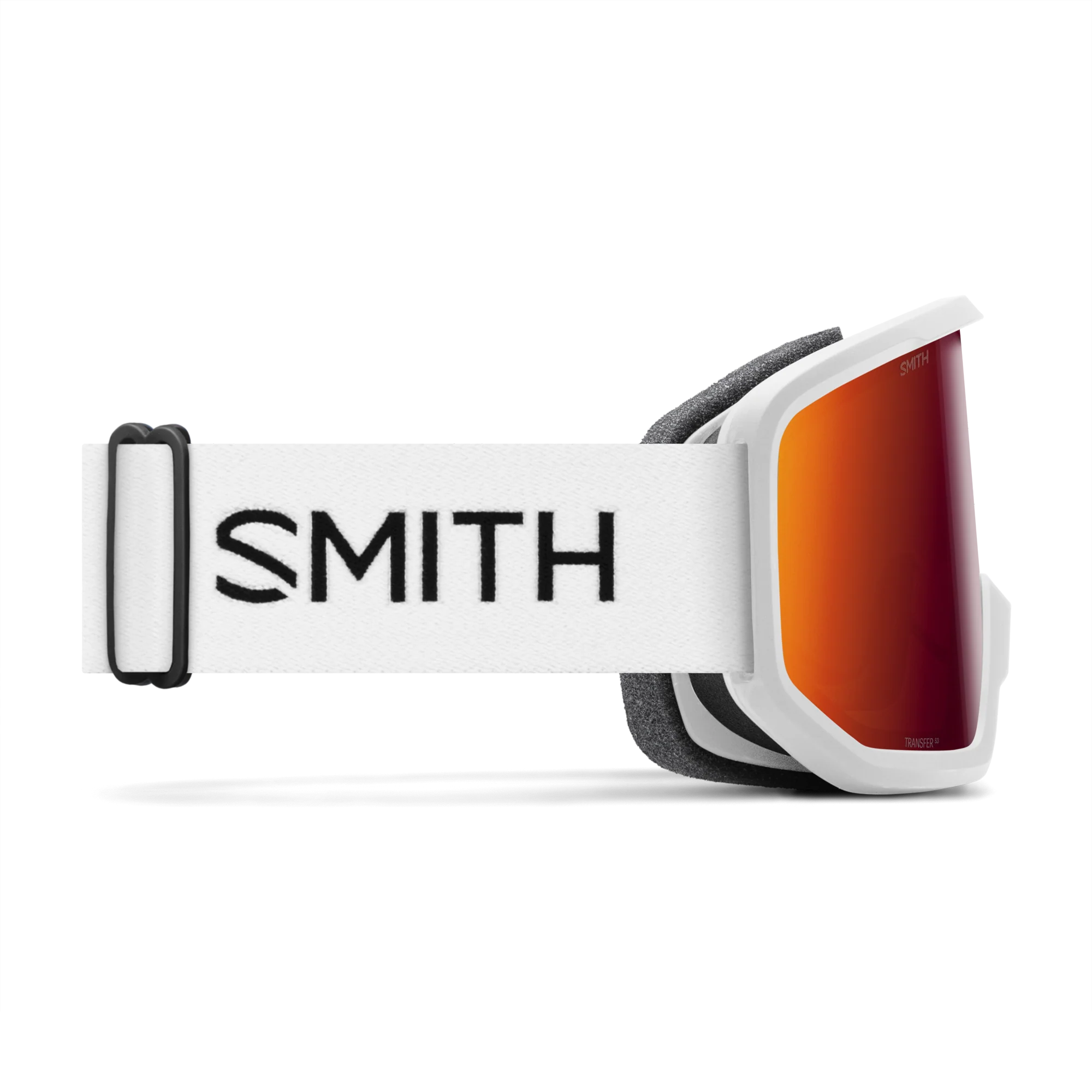 Masque de ski Smith - Transfer - Blanc - Red Sol-X Mirror