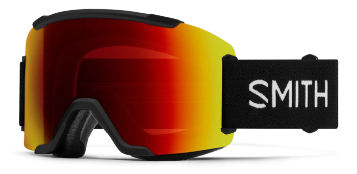 Masque de ski Smith - Squad - Noir - ChromaPop Sun Blue Mirror 2