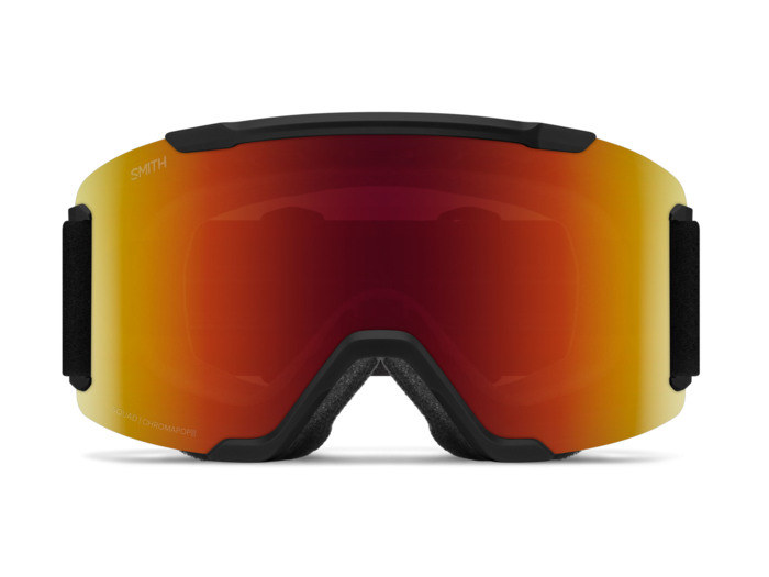Masque de ski Smith - Squad - Noir - ChromaPop Sun Blue Mirror 3