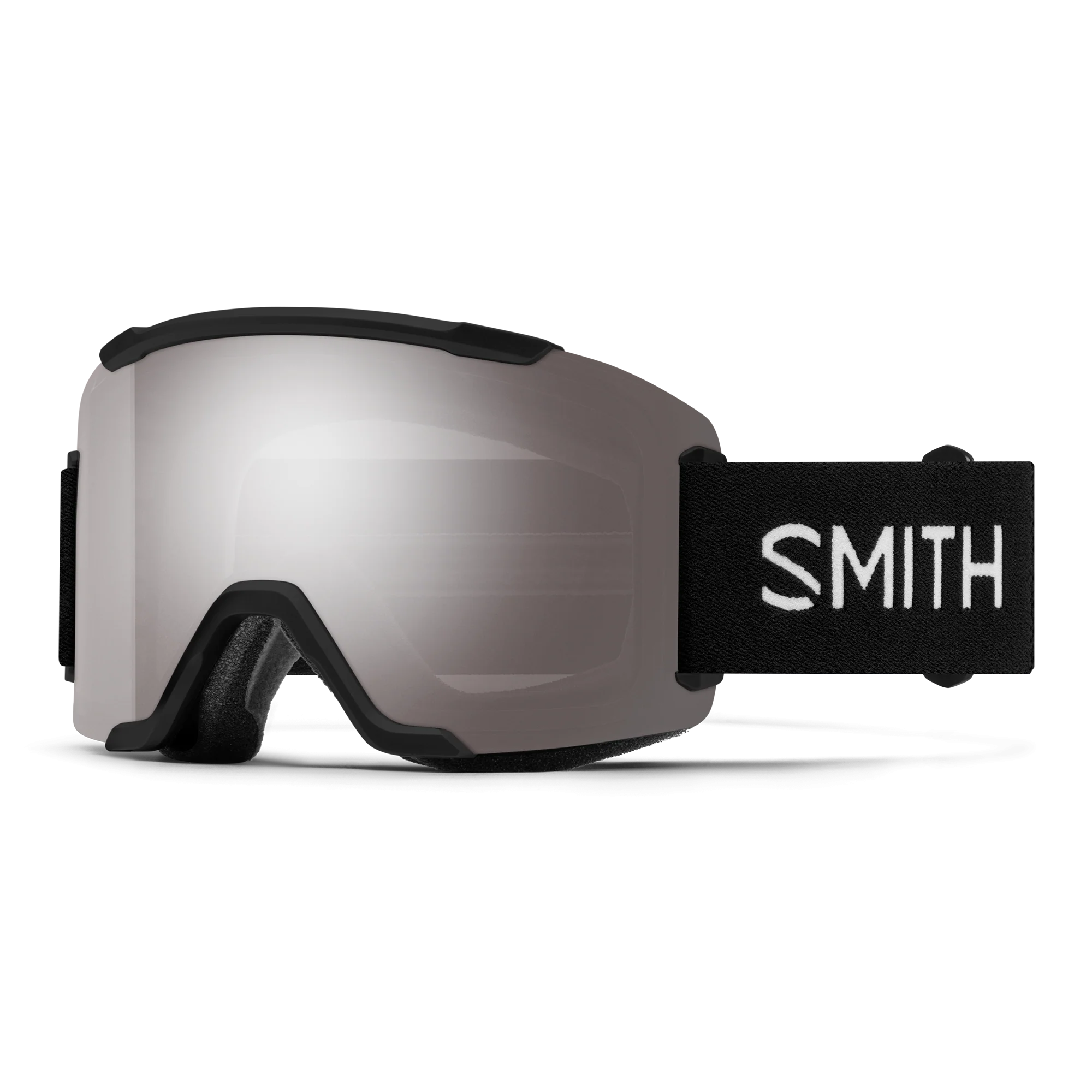 Masque de ski Smith - Squad - Noir - ChromaPop Sun Platinum Mirror