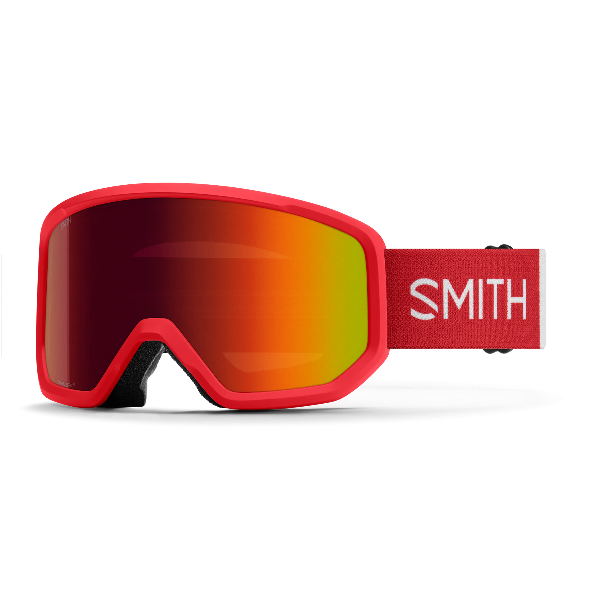 Masque de ski Smith - Transfer - Patrol - Red Sol-X Mirror