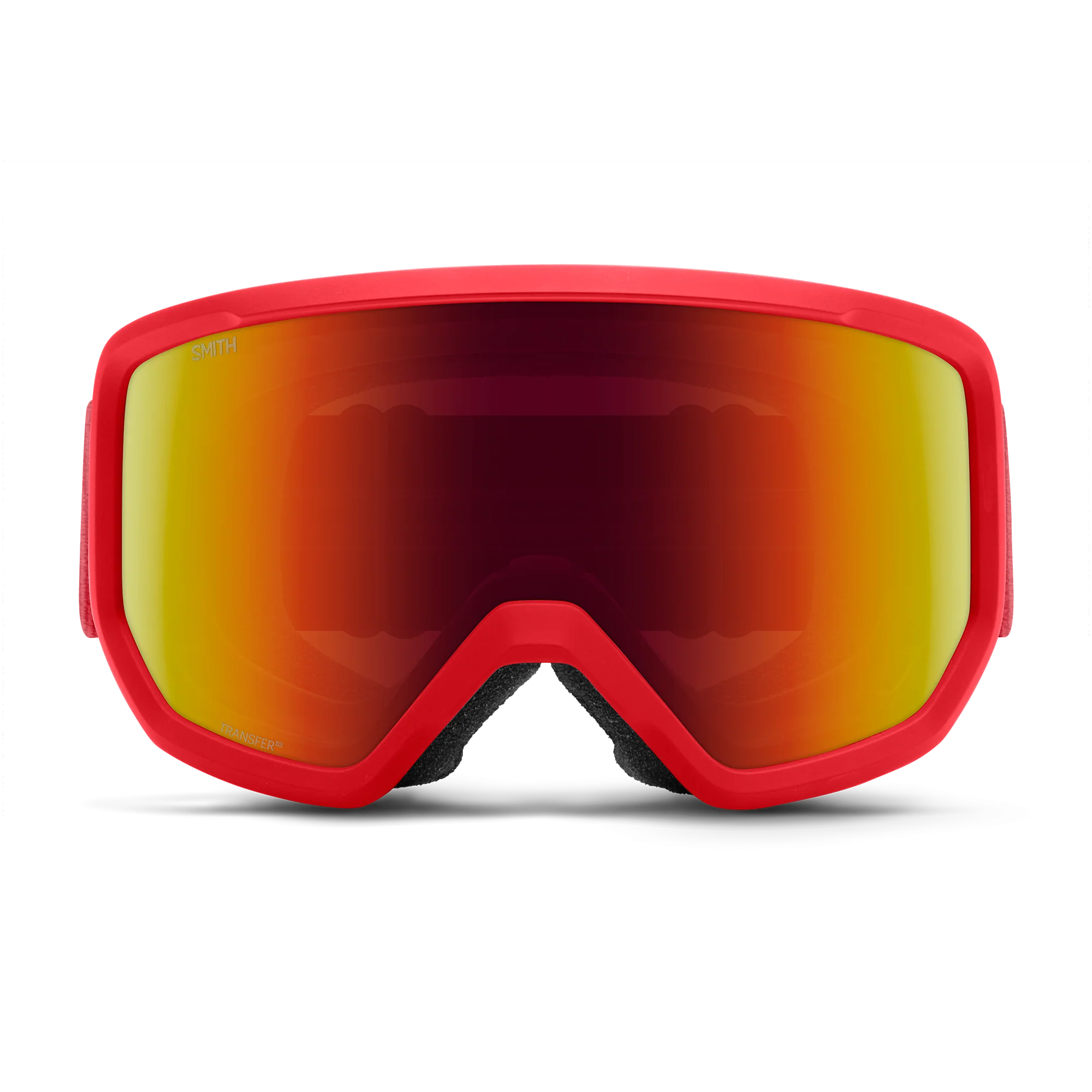 Masque de ski Smith - Transfer - Patrol - Red Sol-X Mirror