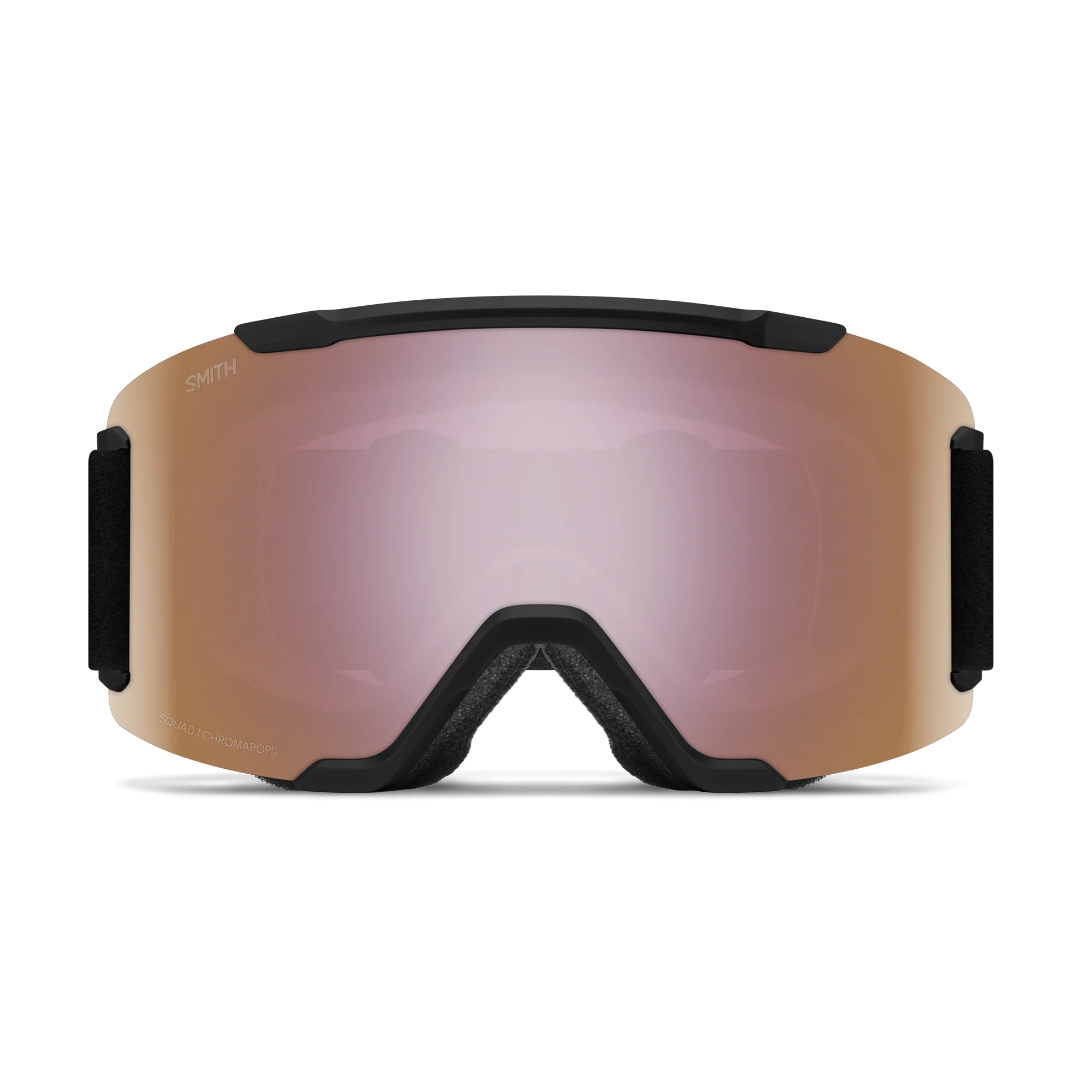 Masque de ski Smith - Squad - Noir - ChromaPop Everyday Rose Gold Mirror 2