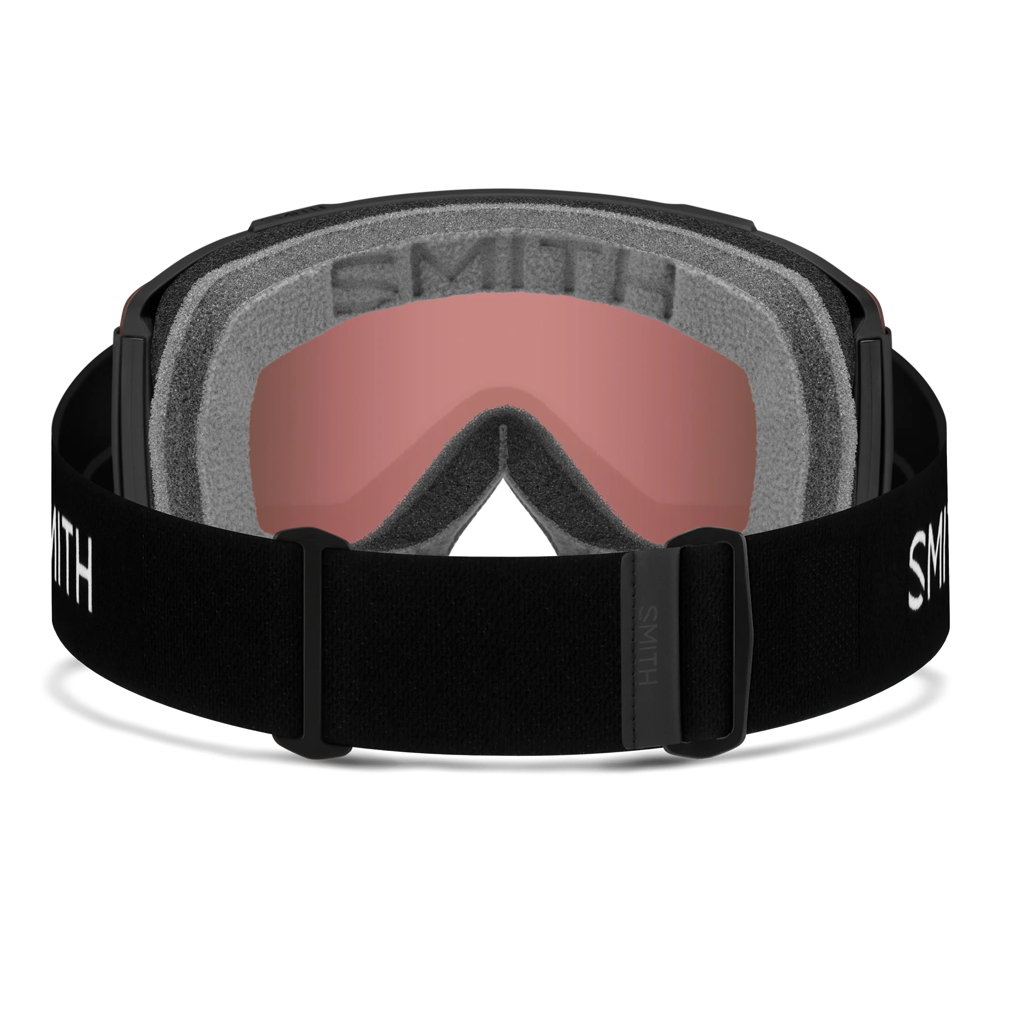 Masque de ski Smith - Squad - Noir - ChromaPop Everyday Red Mirror 3