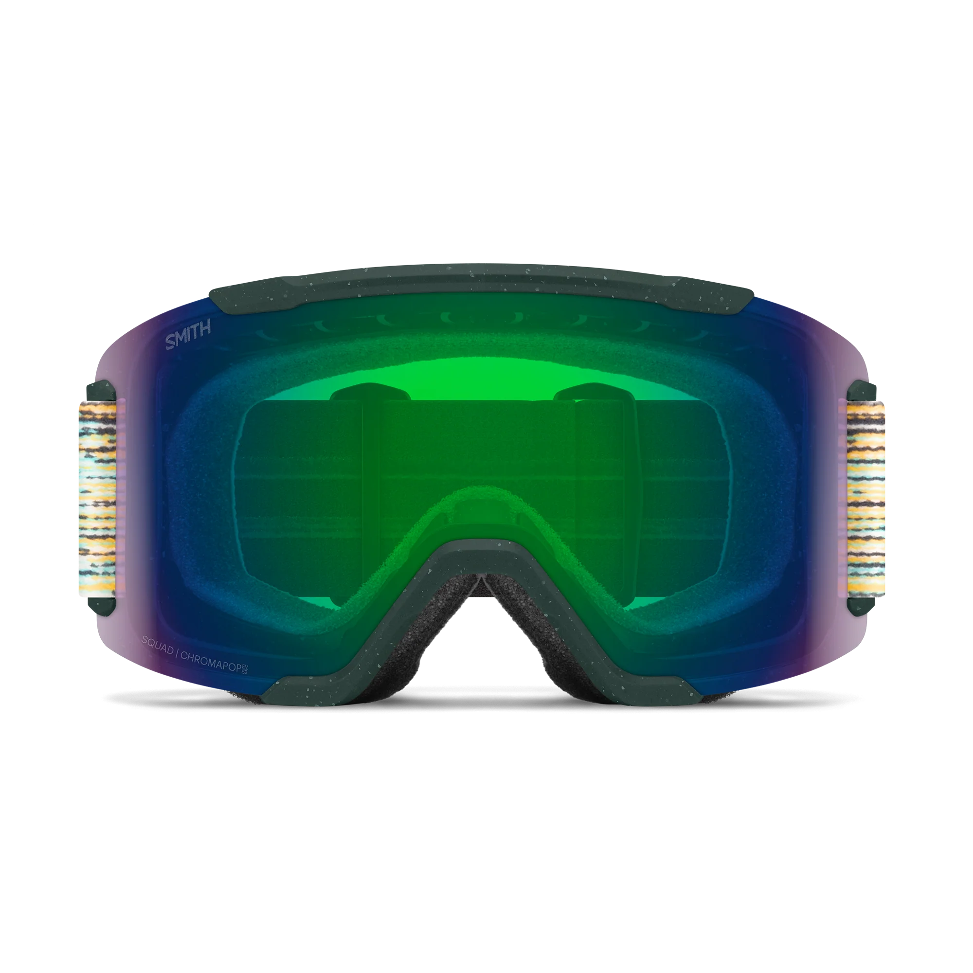 Masque de ski Smith - Squad - Émeraude ReNU recyclé - ChromaPop Everyday Green Mirror 2