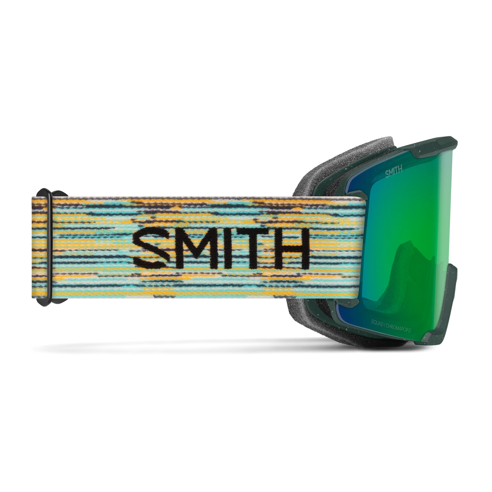 Masque de ski Smith - Squad - Émeraude ReNU recyclé - ChromaPop Everyday Green Mirror 4