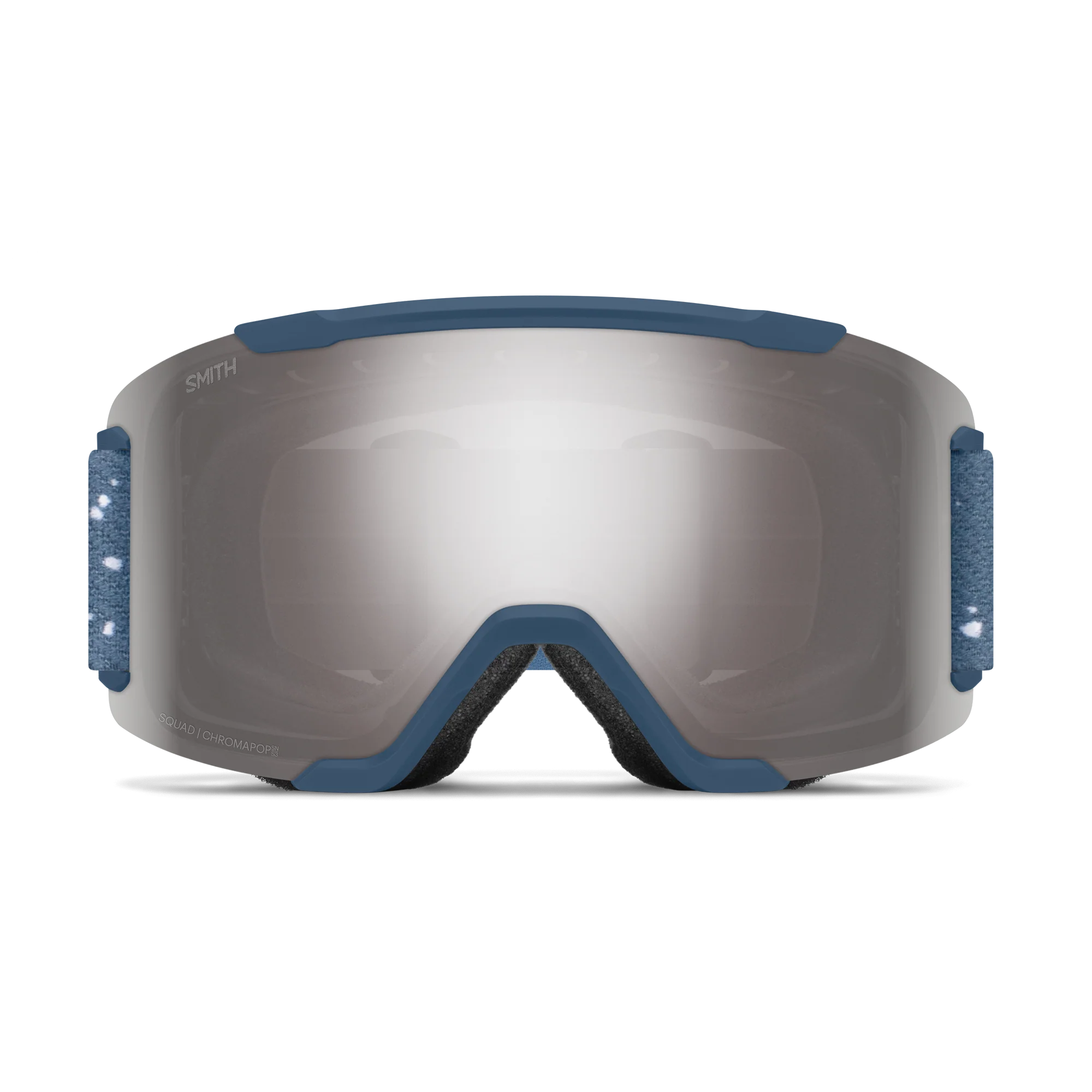 Masque de ski Smith - Squad - Gris Future Warm Steel - ChromaPop Sun Platinum Mirror 2
