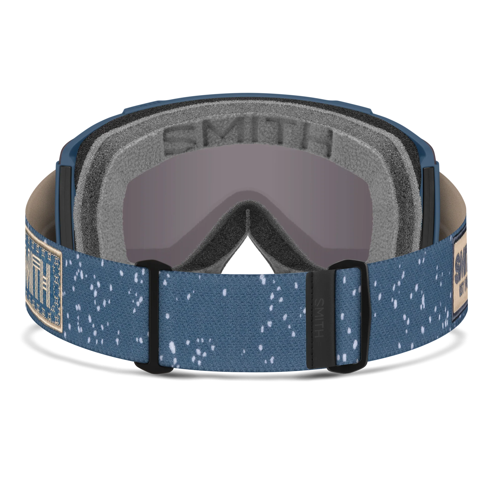 Masque de ski Smith - Squad - Gris Future Warm Steel - ChromaPop Sun Platinum Mirror 3