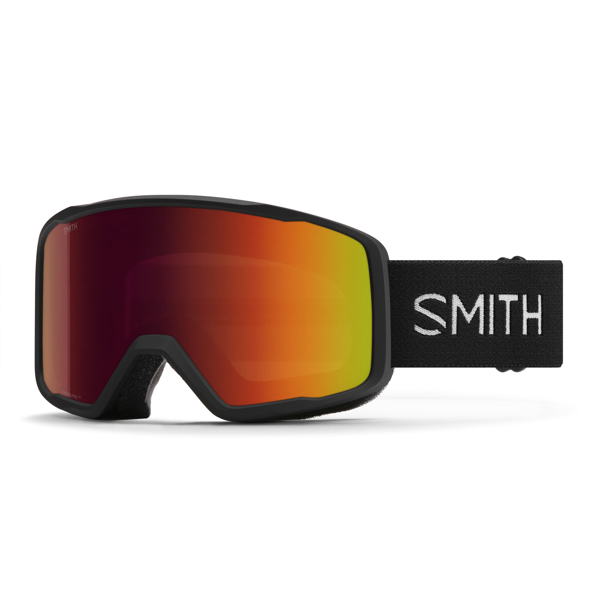 Masque de ski Smith - Tribute - Noir - Red Sol-X Mirror