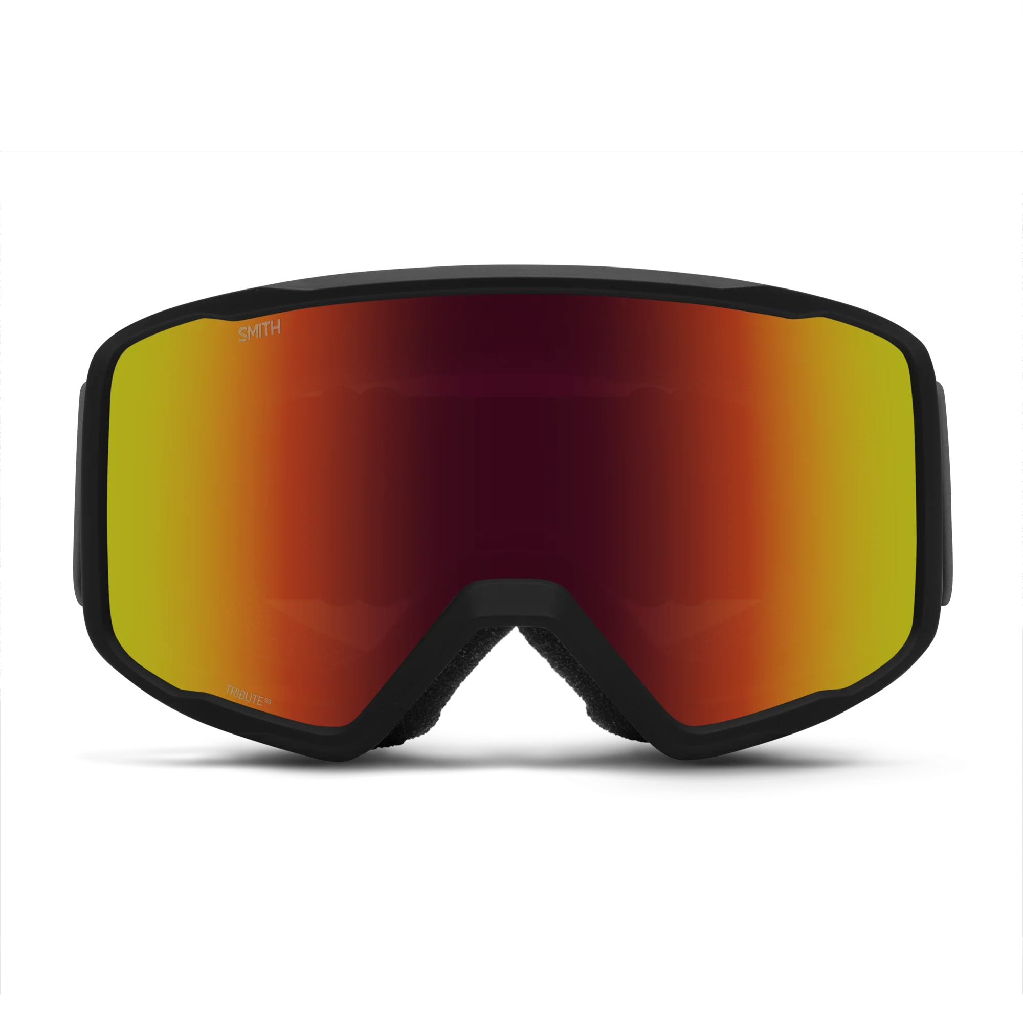 Masque de ski Smith - Tribute - Noir - Red Sol-X Mirror