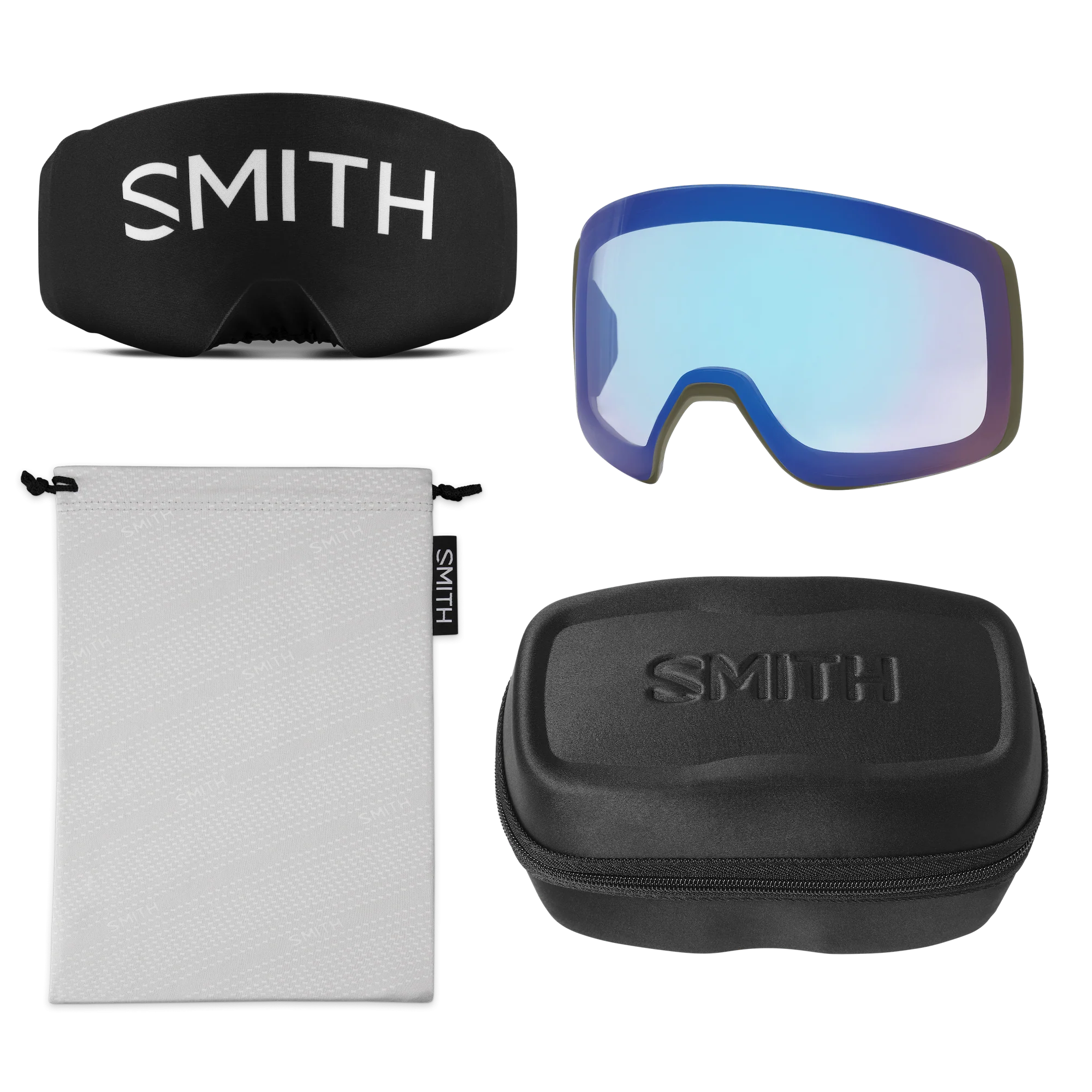 Masque de ski Smith - 4D MAG - Blanc Vapor - ChromaPop Everyday Rose Gold Mirror 2